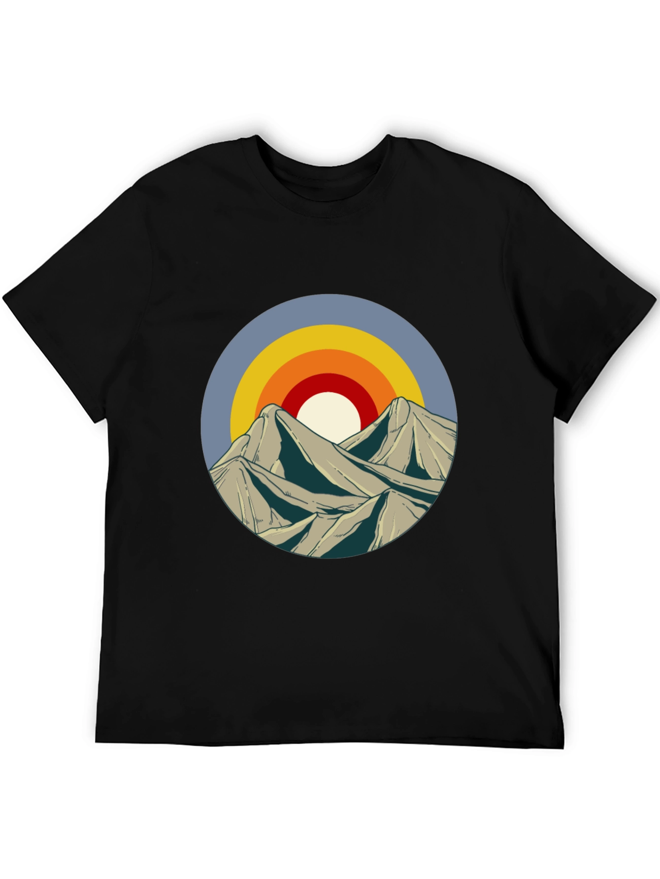 Mountain Sunset Graphic Tee - Stylish Casual Wear
