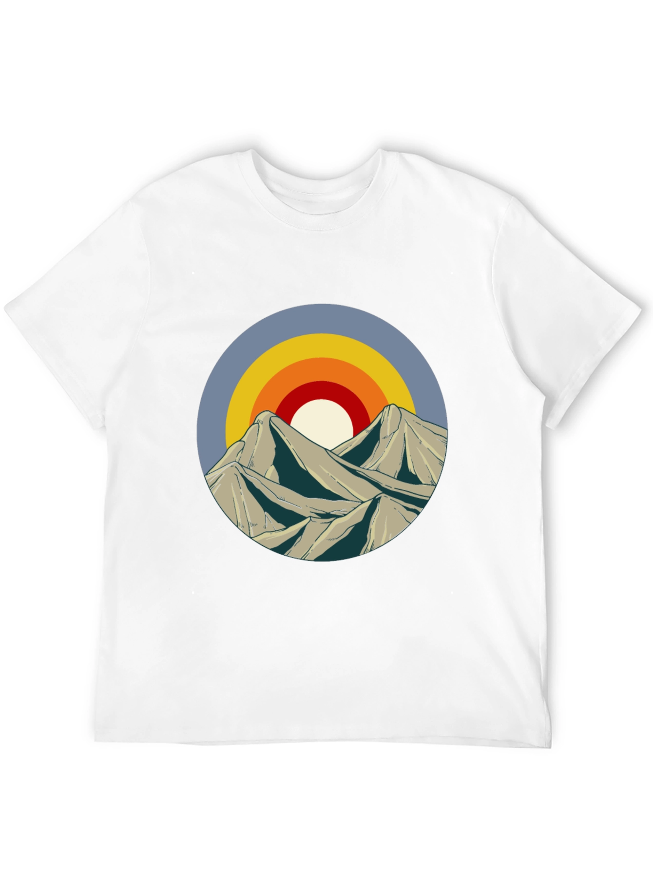 Mountain Sunset Graphic Tee - Stylish Casual Wear