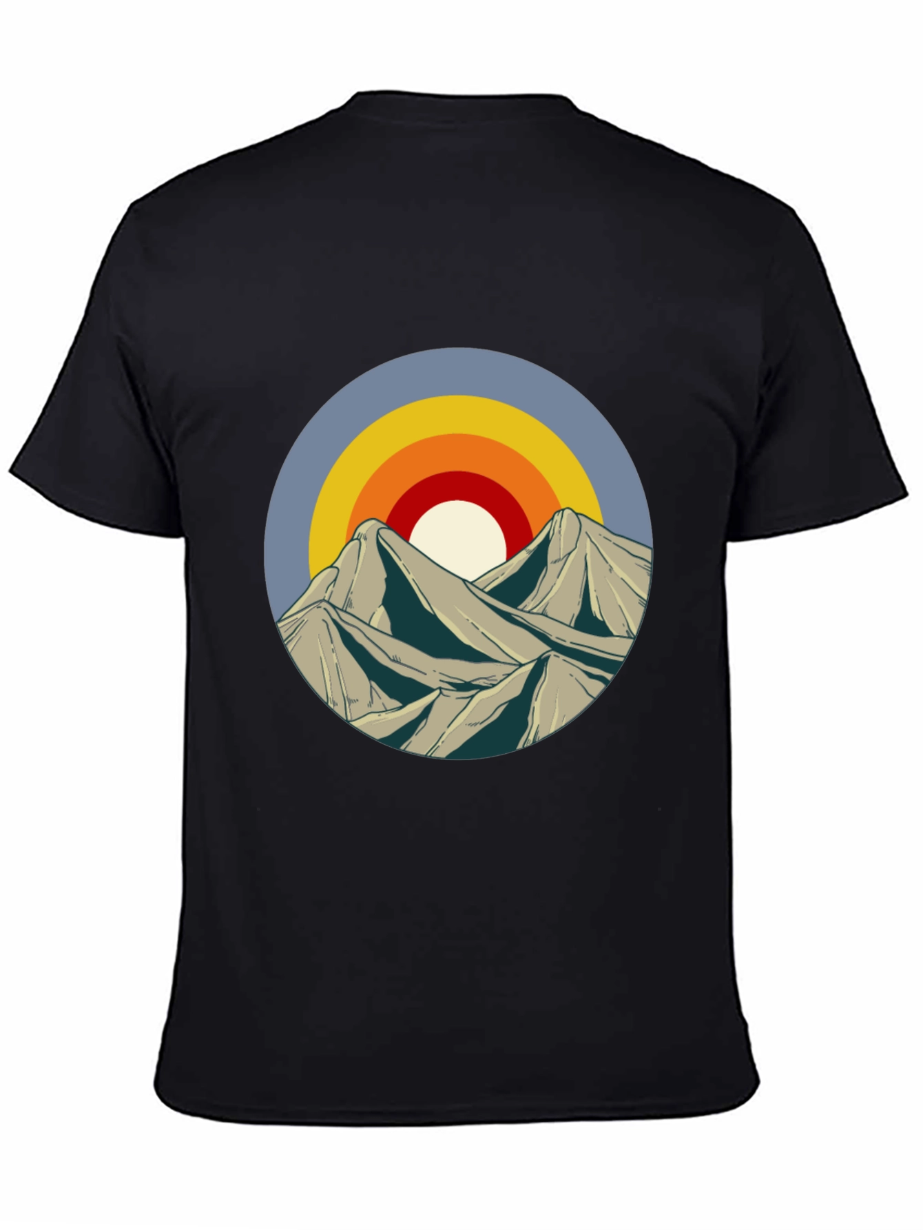 Mountain Sunset Graphic Tee - Stylish Casual Wear