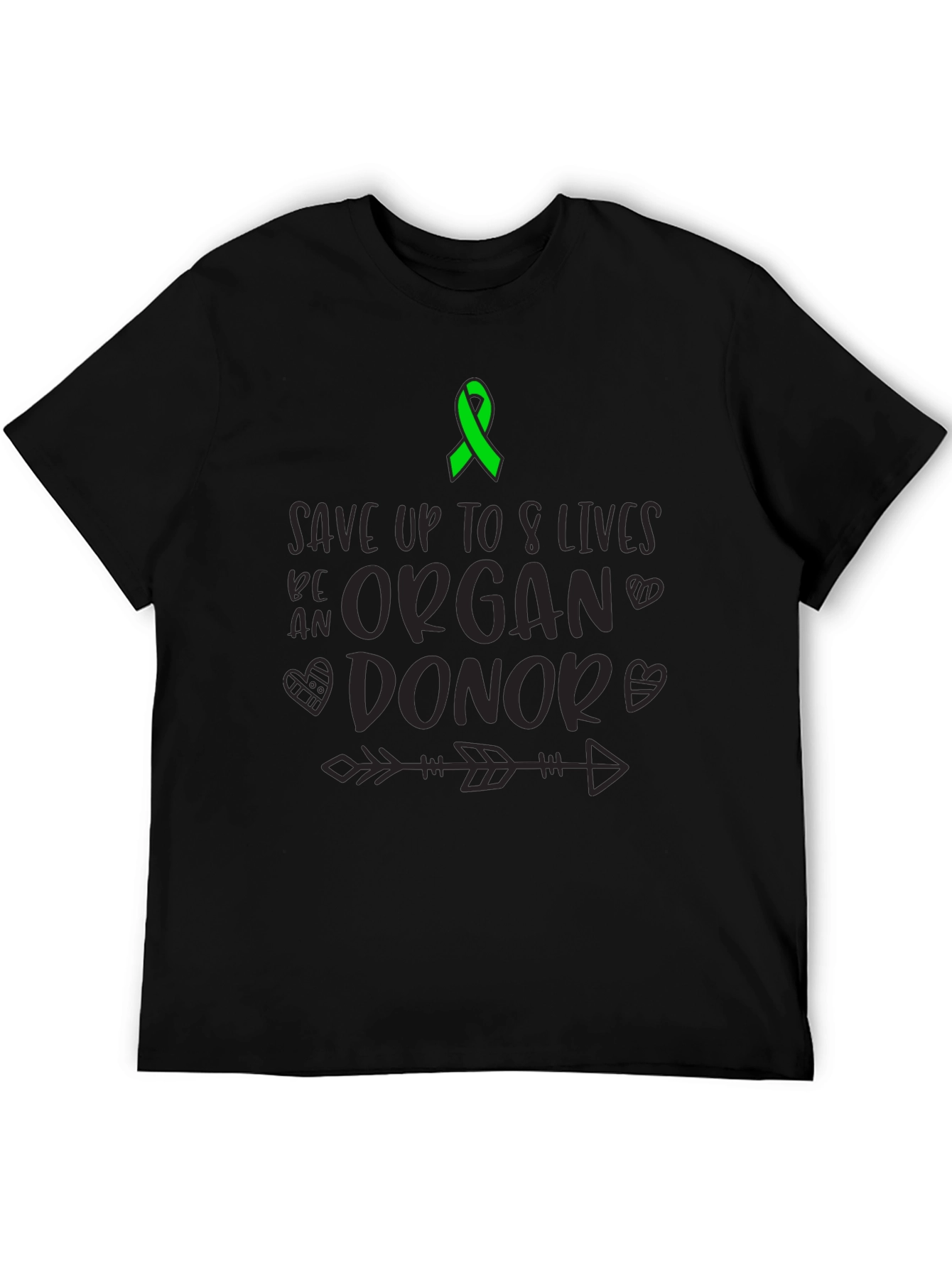 Organ Donor Awareness T-Shirt Save 8 Lives