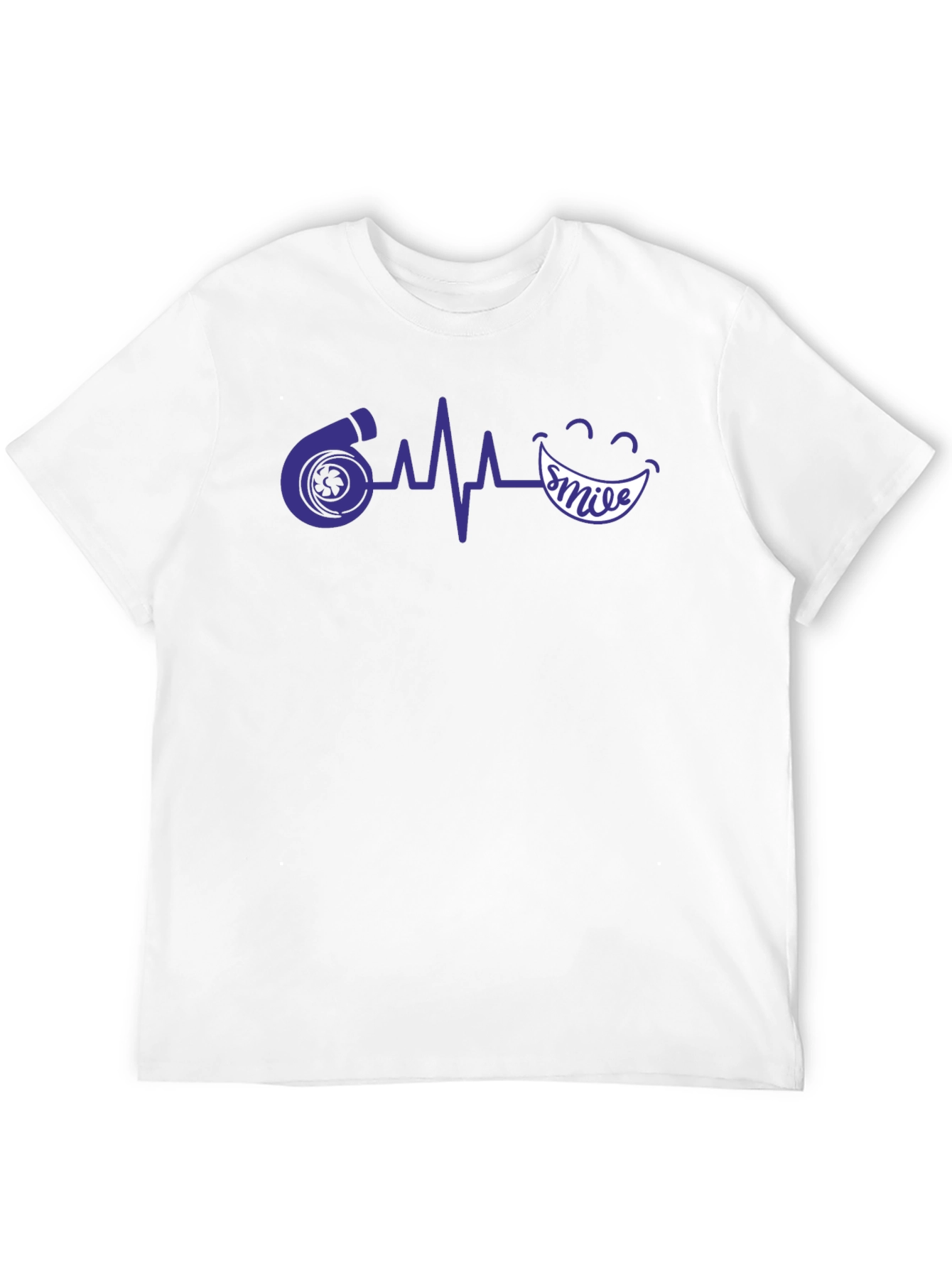 Turbo Heartbeat Smile T-Shirt - Black