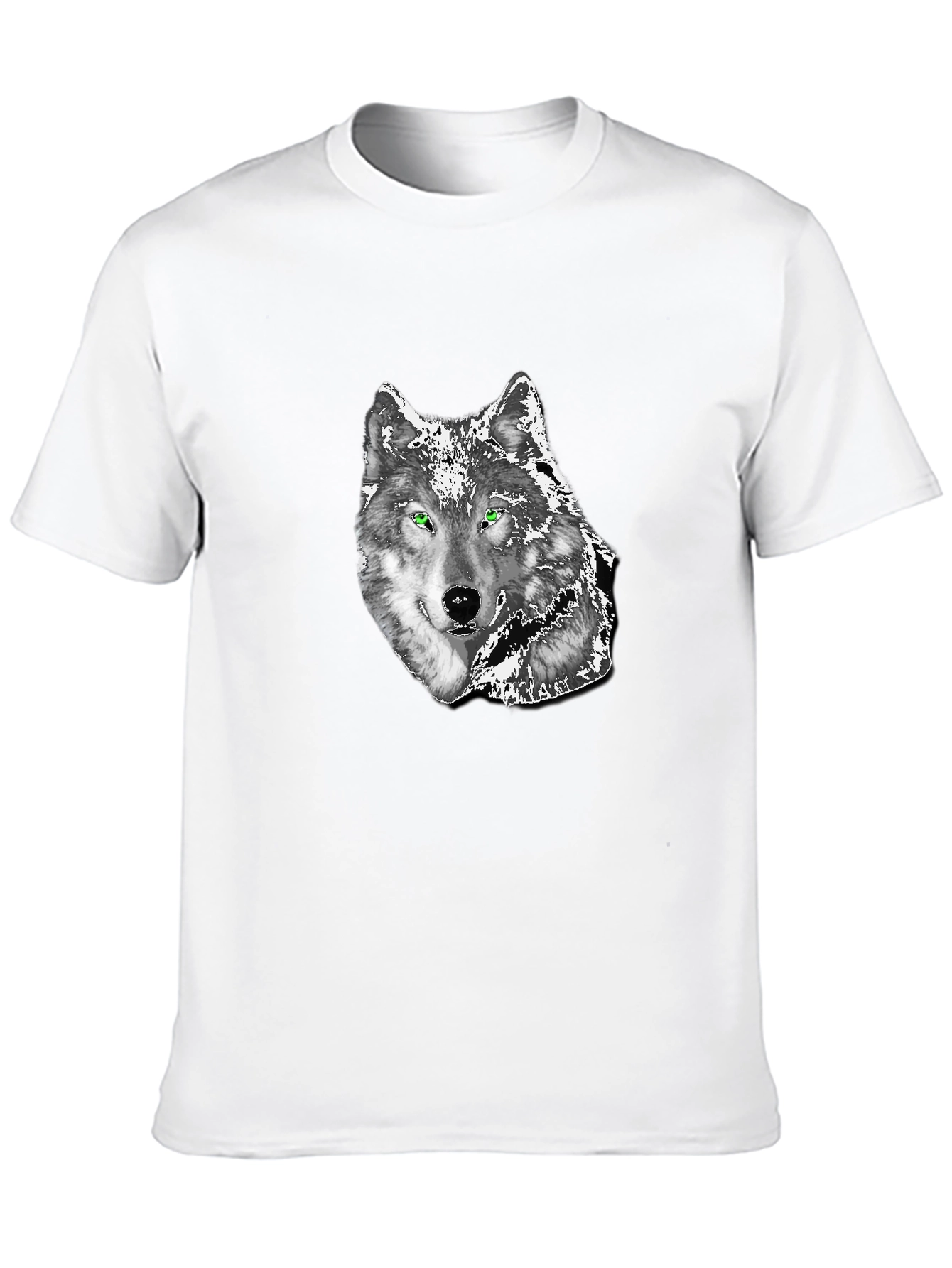 Wolf Graphic Black T-Shirt - Mens Fashion Tee