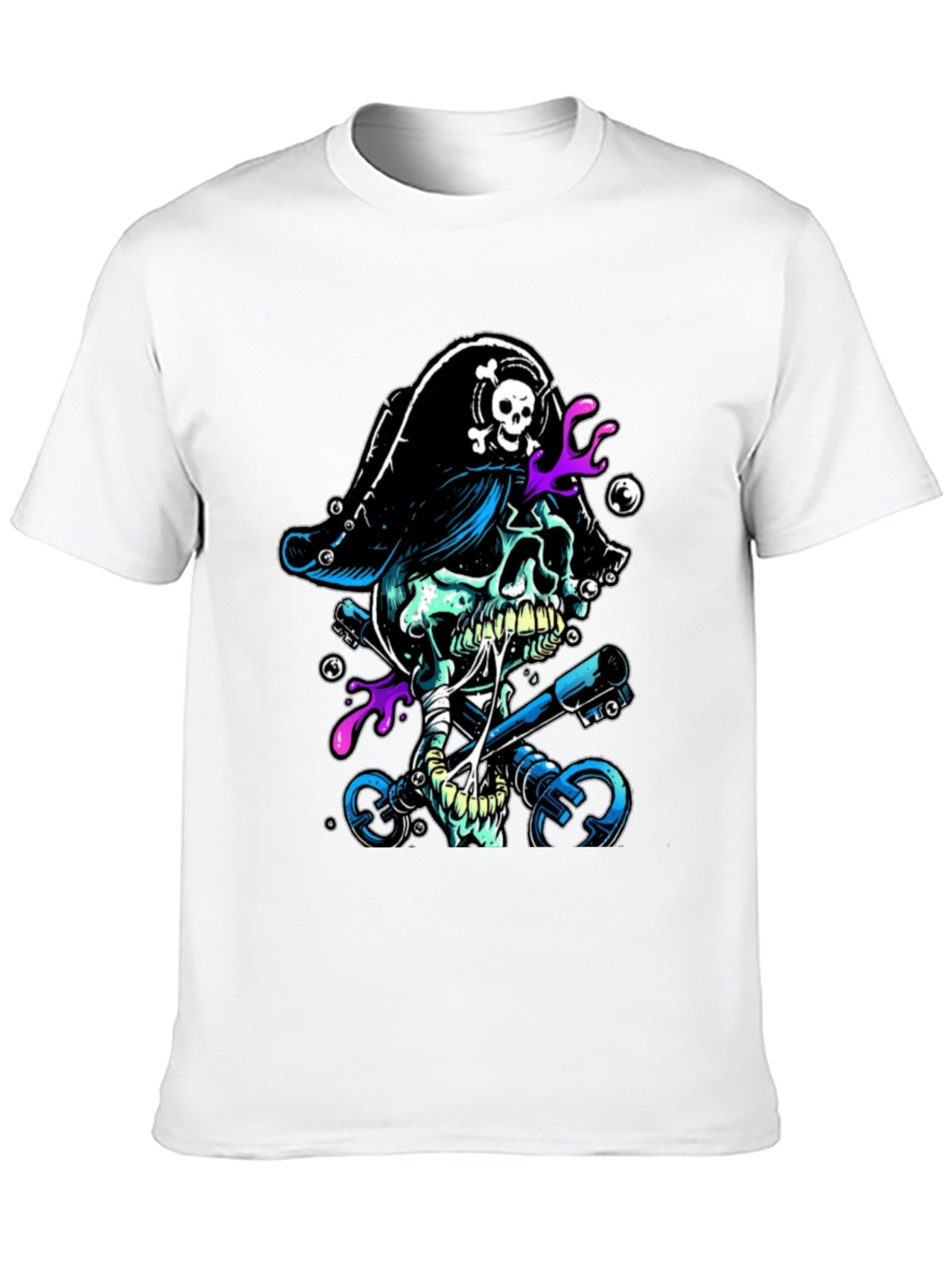 Pirate Skull Graphic T-Shirt