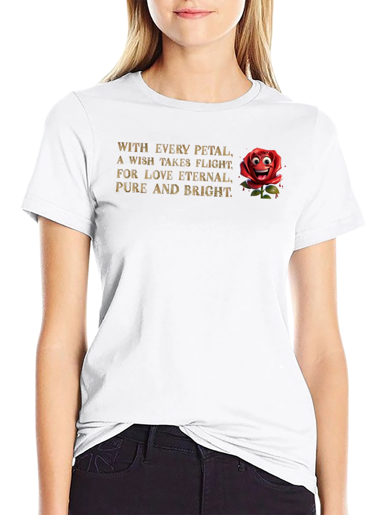 Eternal Love Rose T-Shirt