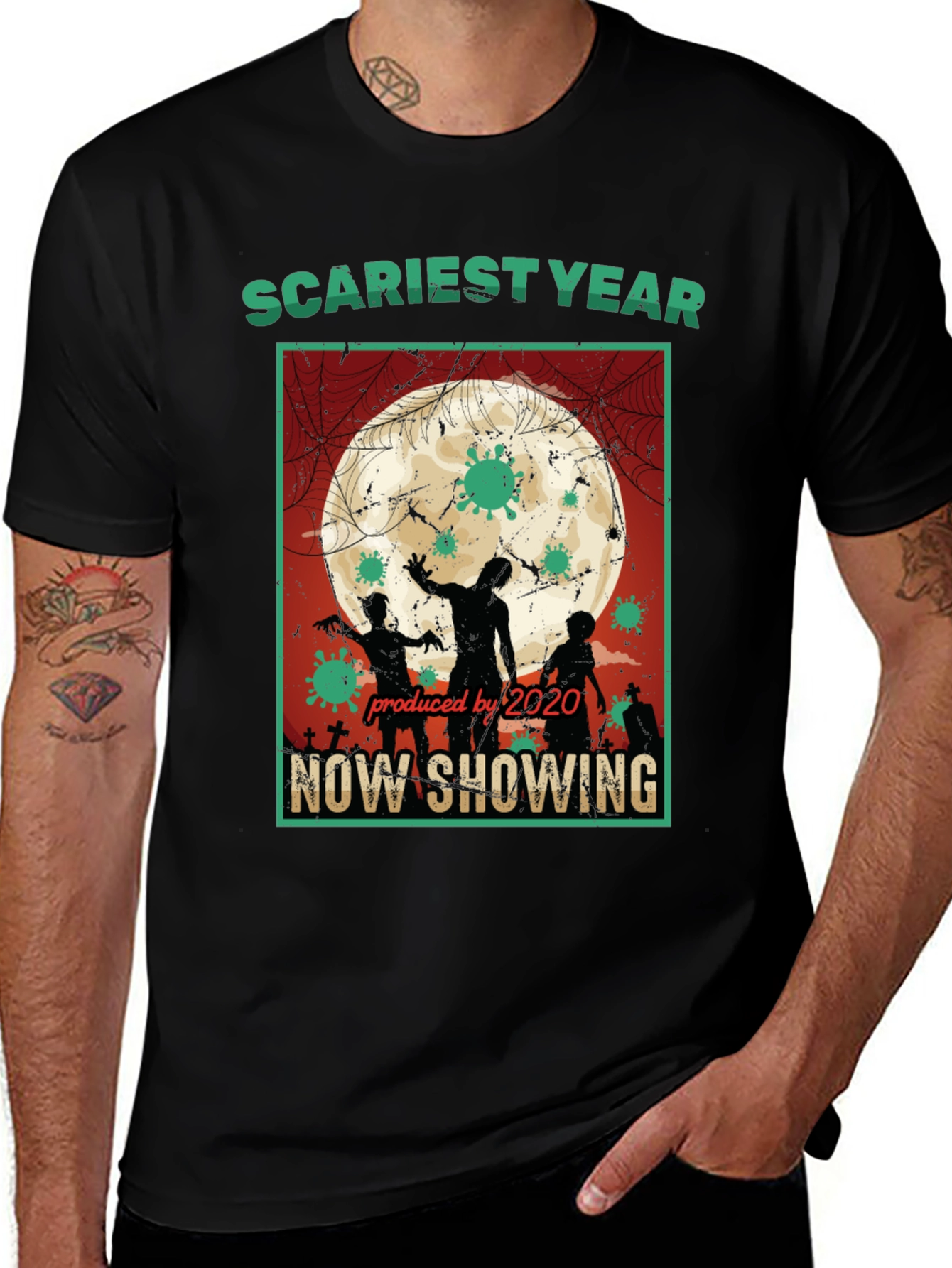 Scariest Year 2020 Graphic Novelty T-Shirt