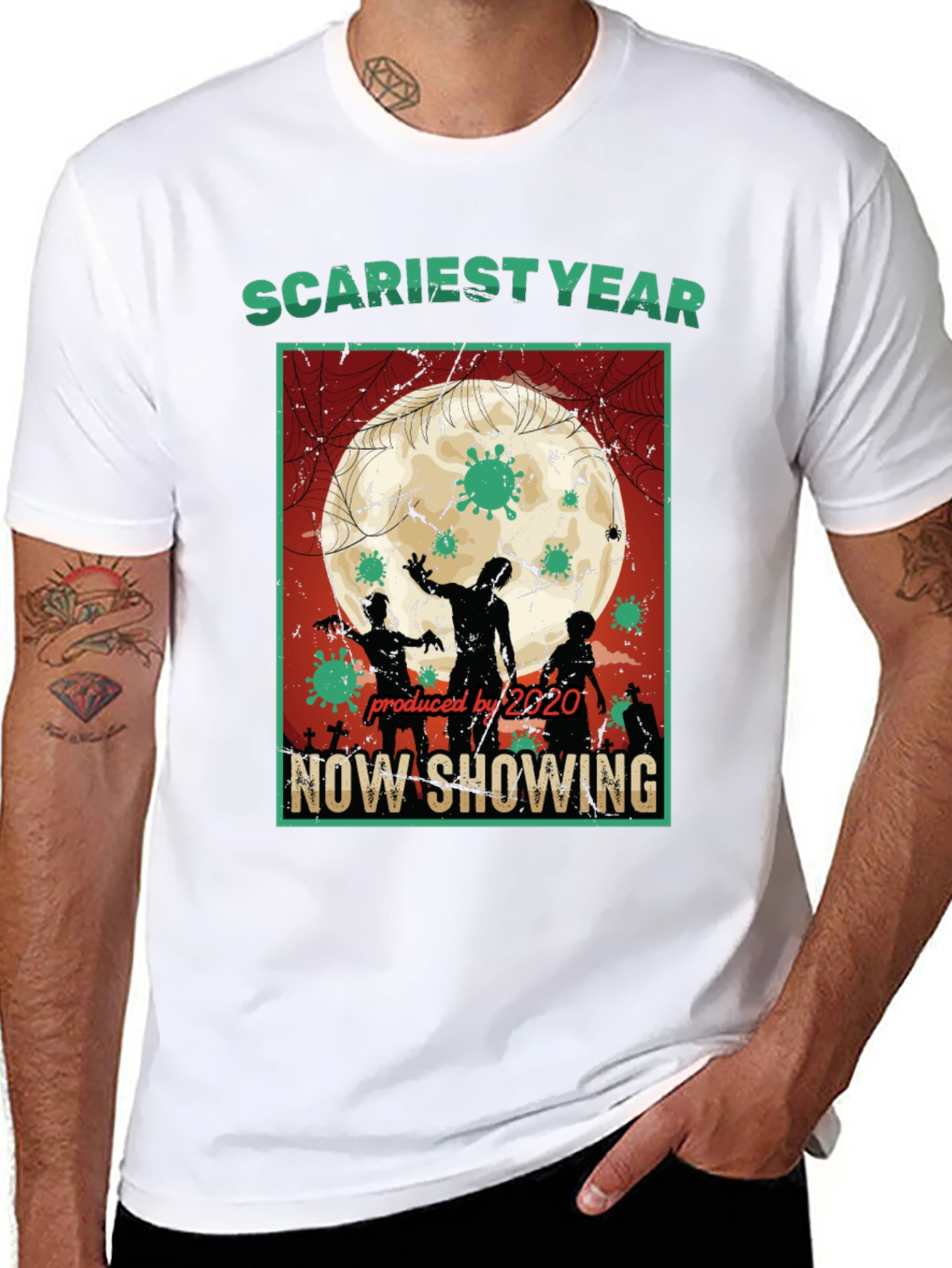 Scariest Year 2020 Graphic Novelty T-Shirt
