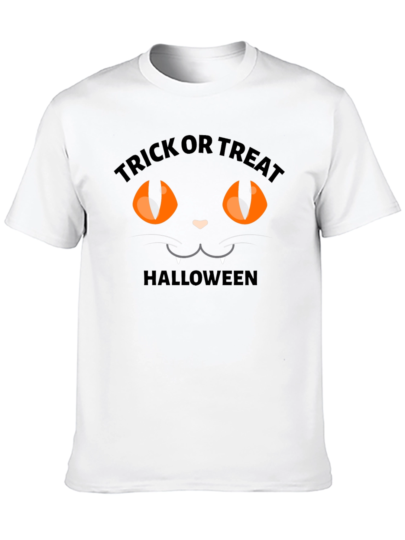 Halloween Black Cat T-Shirt - Trick or Treat