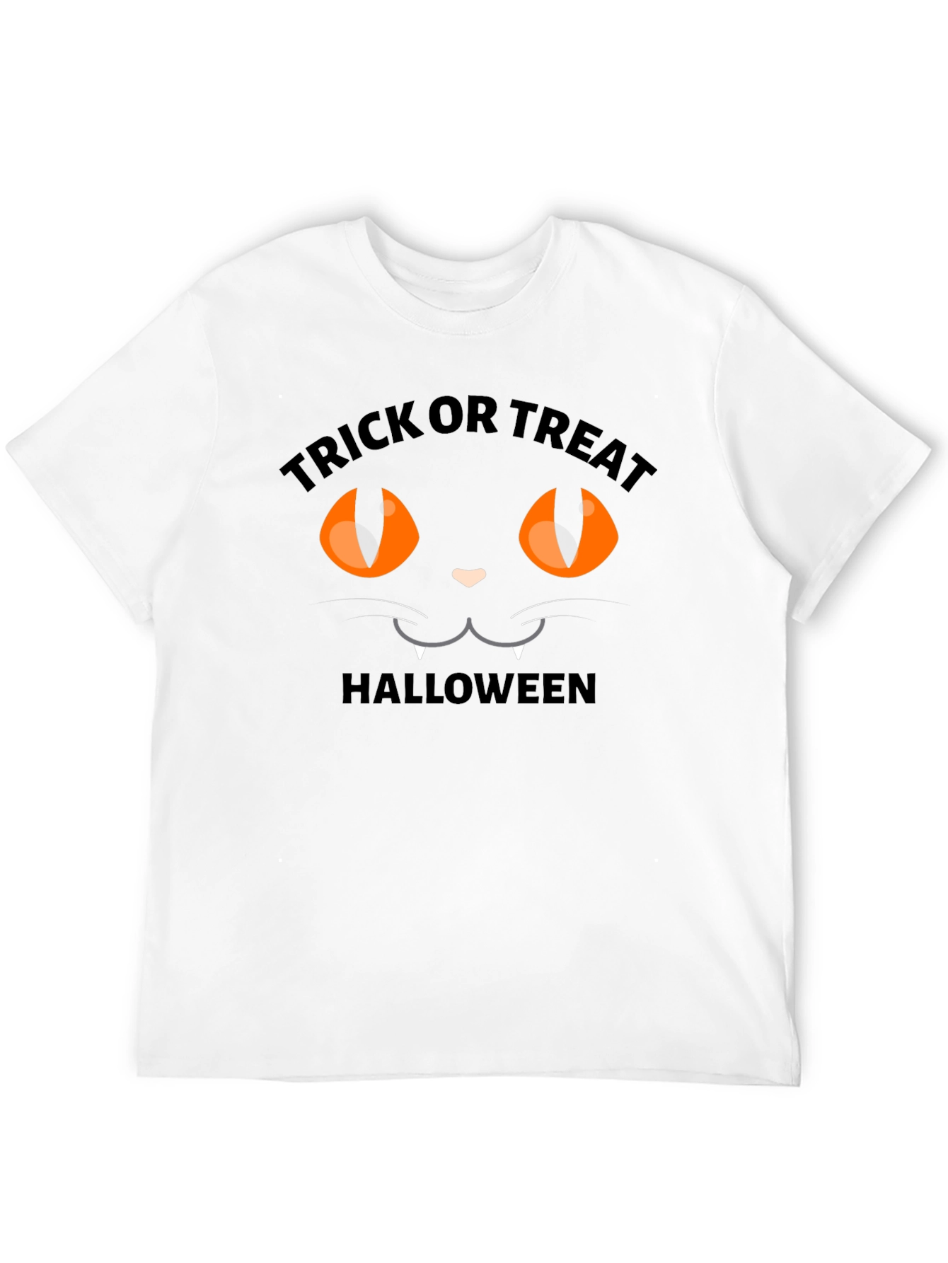 Halloween Black Cat T-Shirt - Trick or Treat