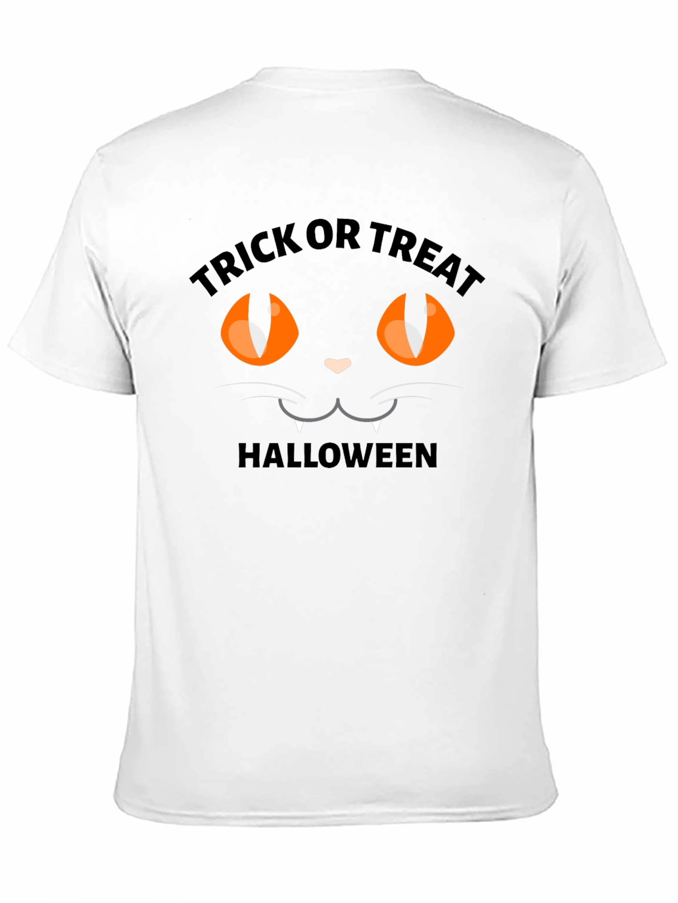 Halloween Black Cat T-Shirt - Trick or Treat