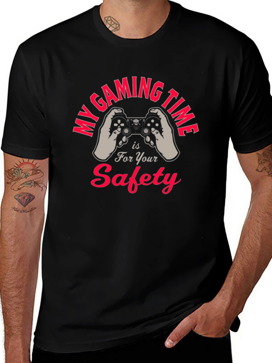 Gaming Time Safety T-Shirt - Gamer Tee