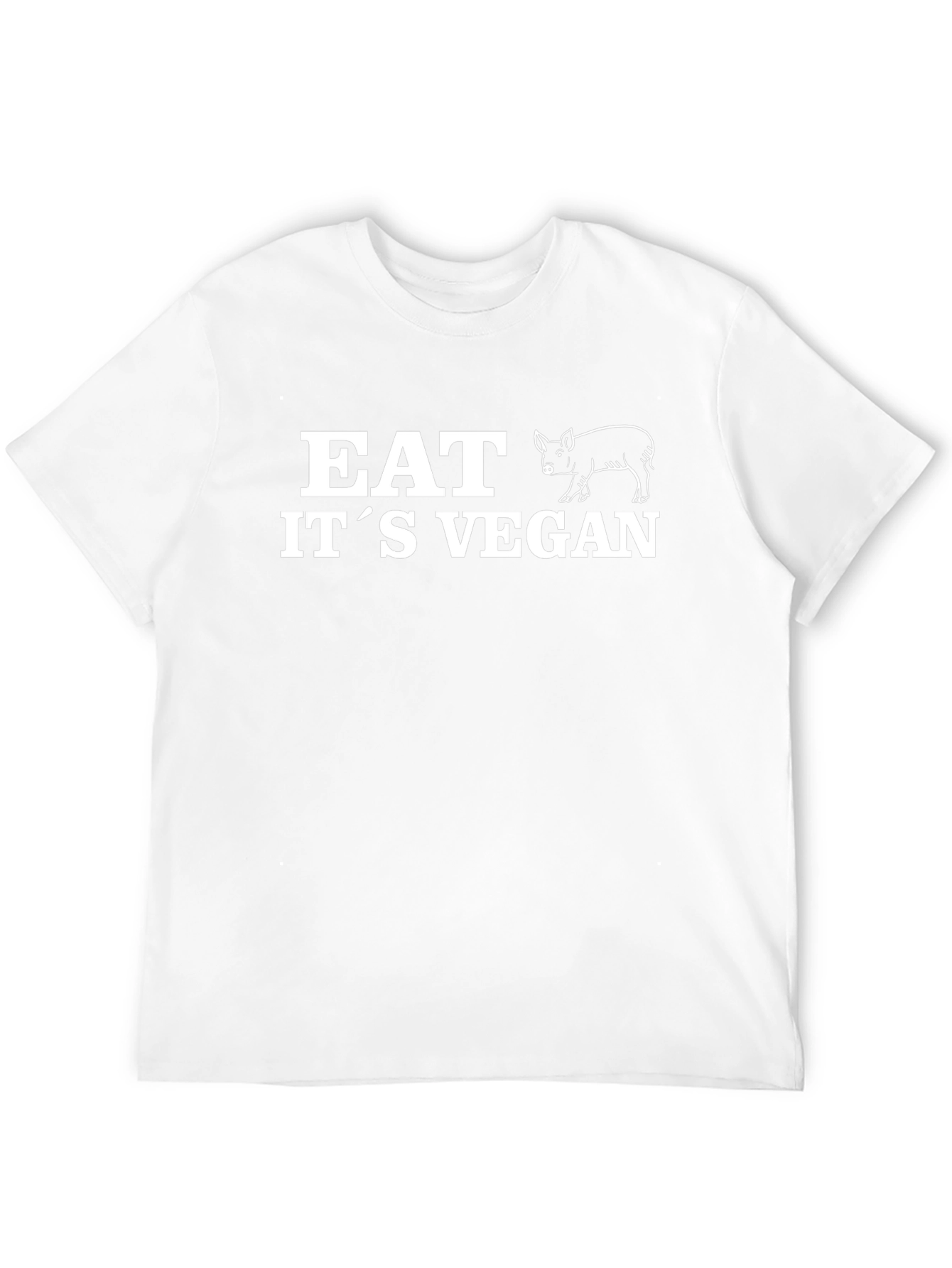 Eat Vegan Pig T-Shirt - Funny Vegan Gift
