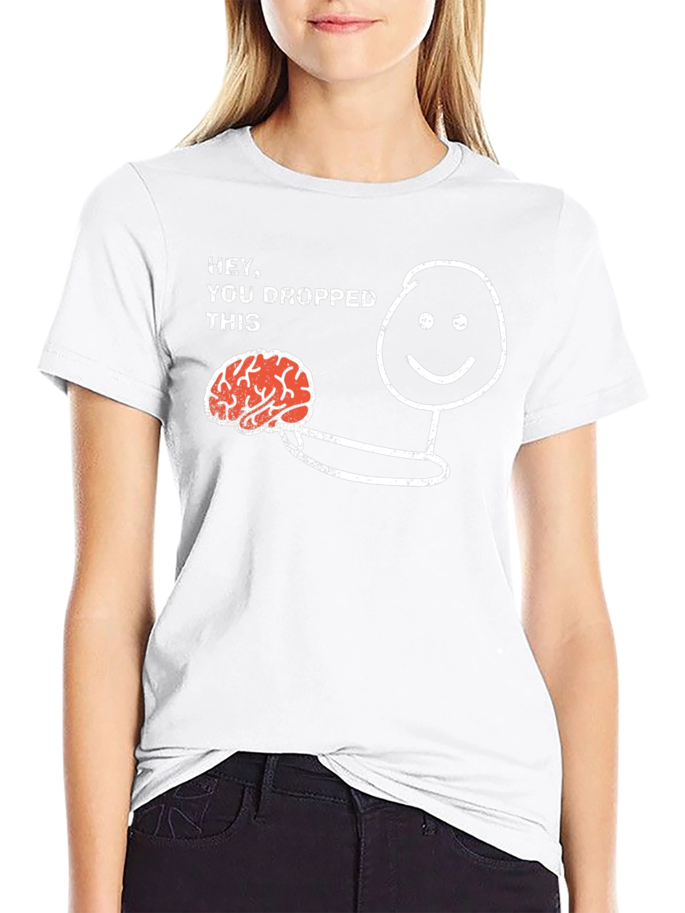 Funny You Dropped This Brain Graphic Tee