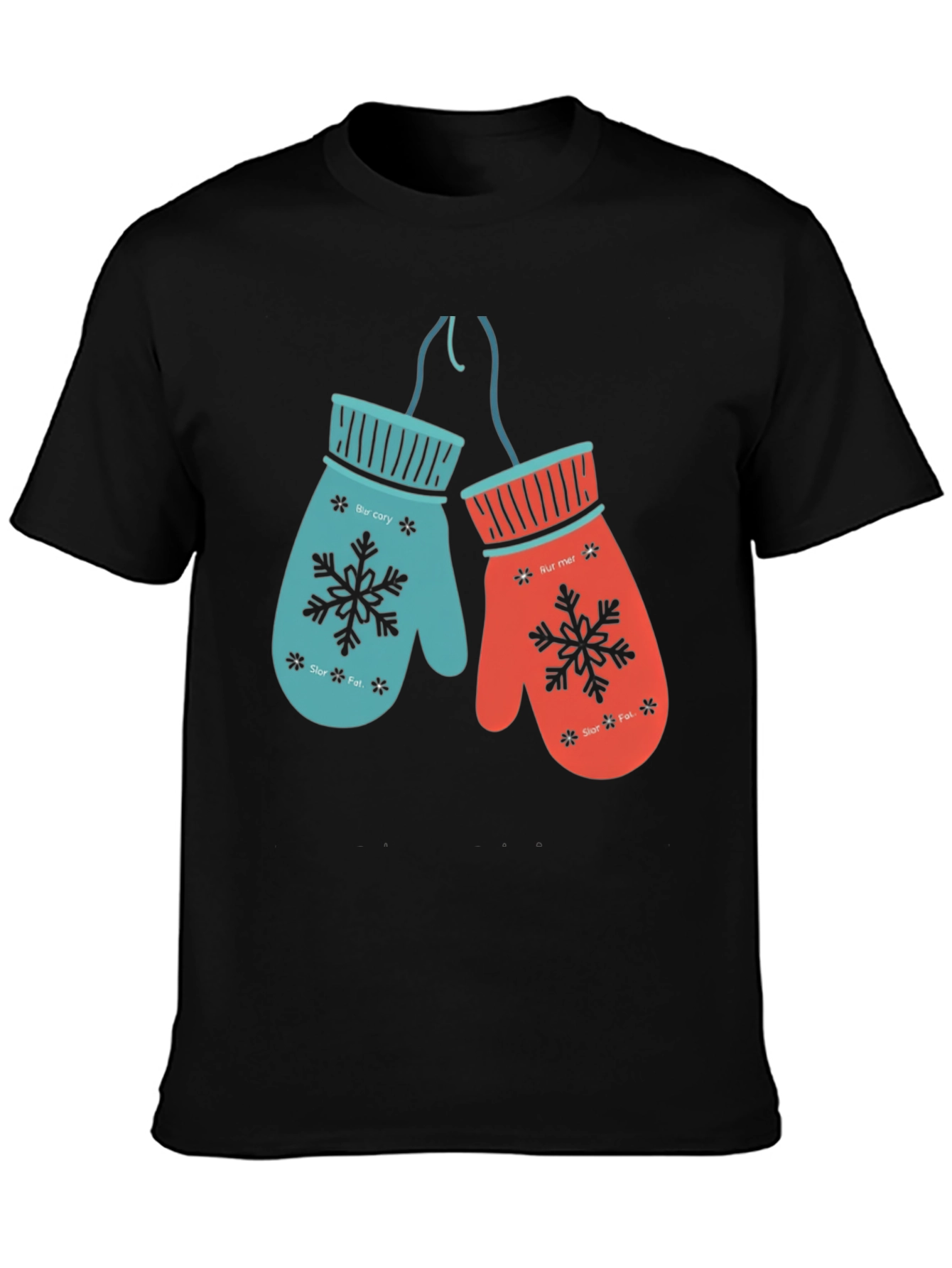 Winter Mittens Graphic T-Shirt