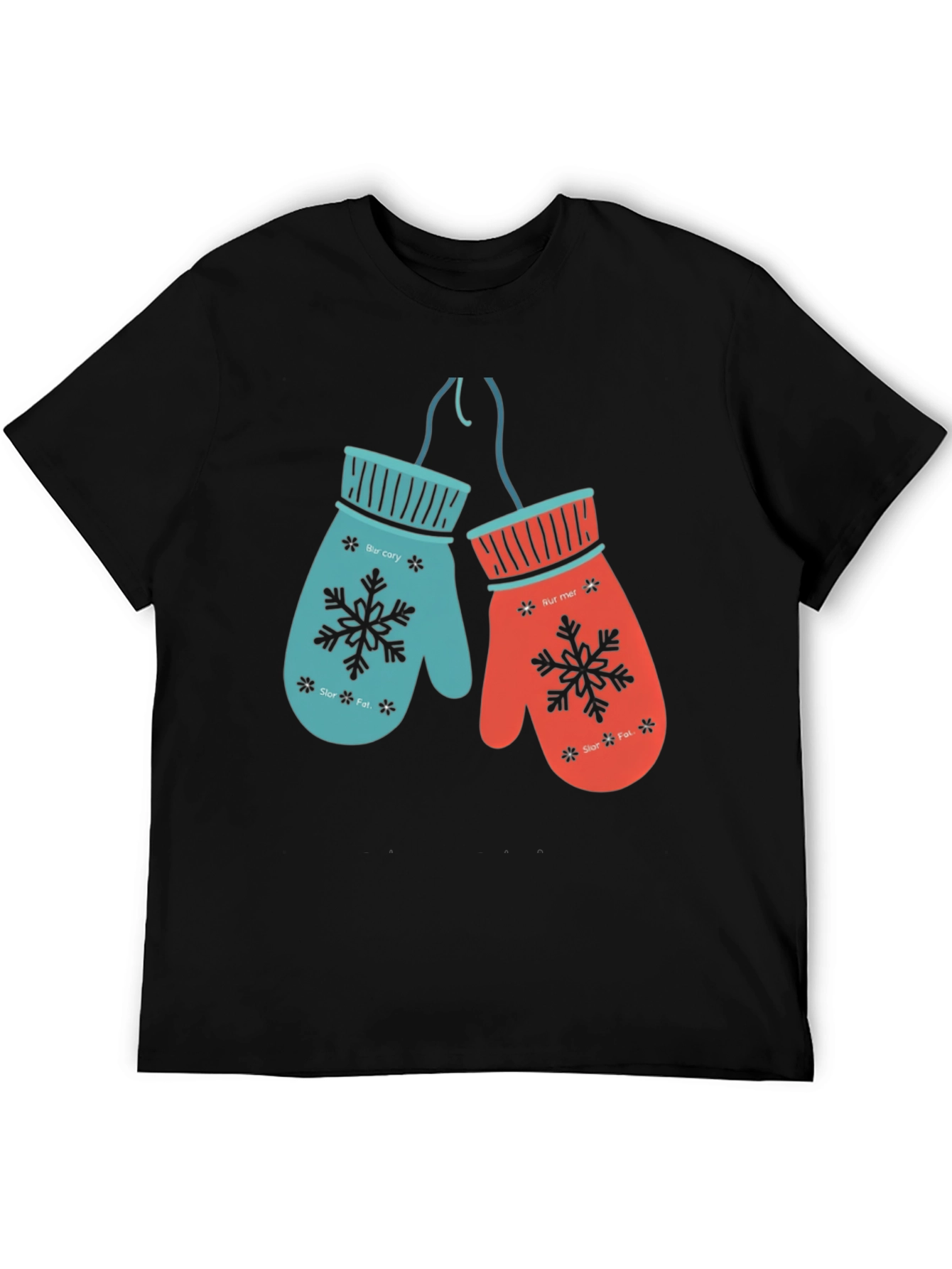 Winter Mittens Graphic T-Shirt