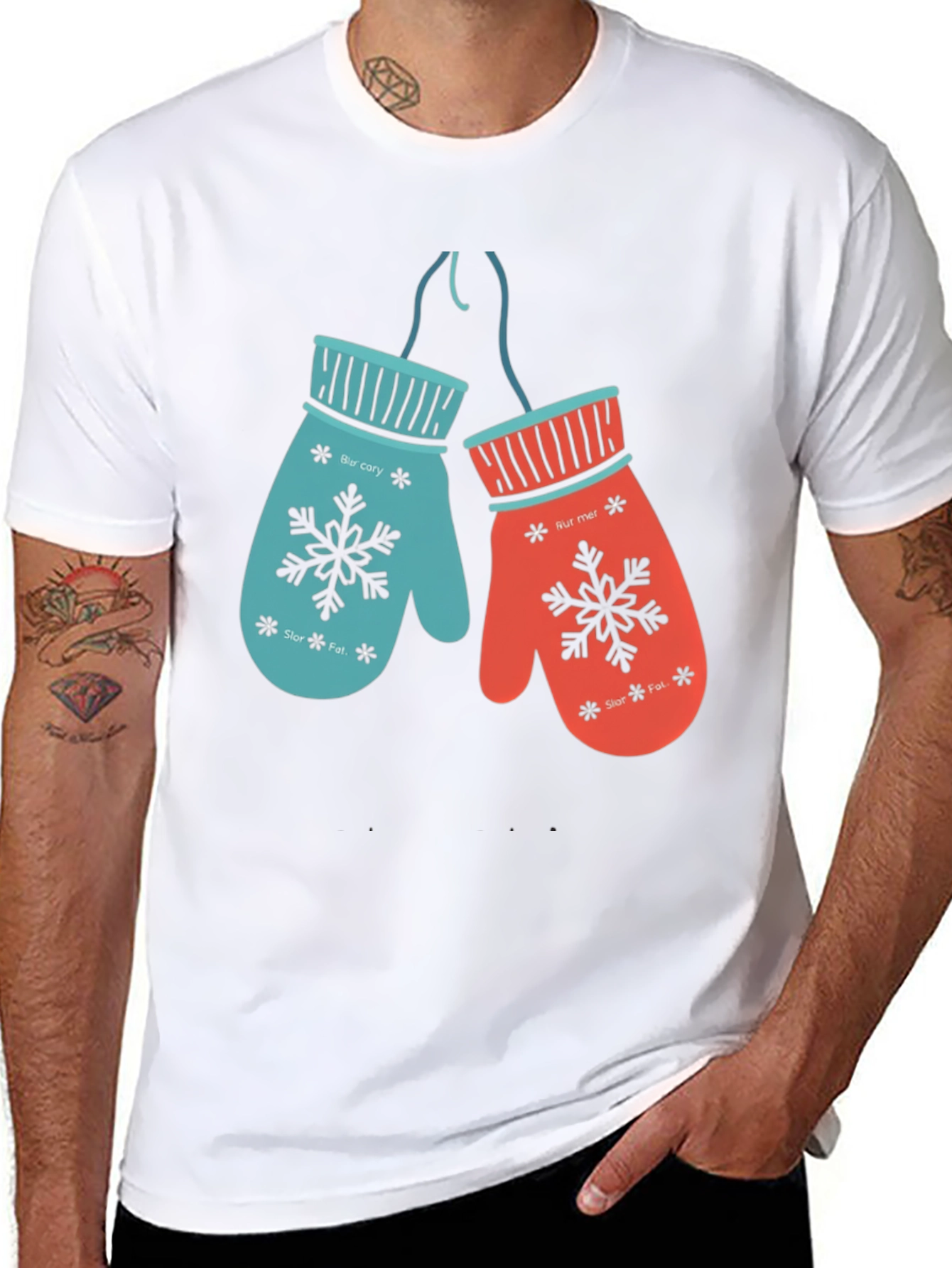 Winter Mittens Graphic T-Shirt