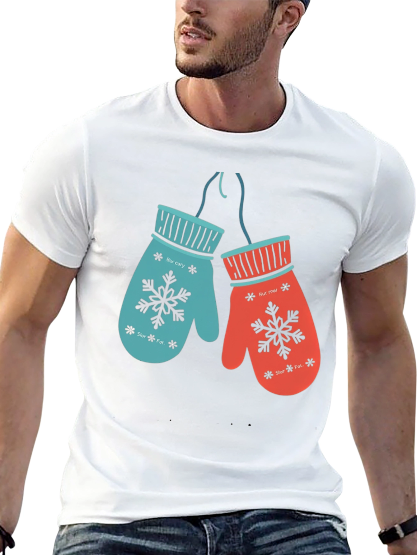 Winter Mittens Graphic T-Shirt