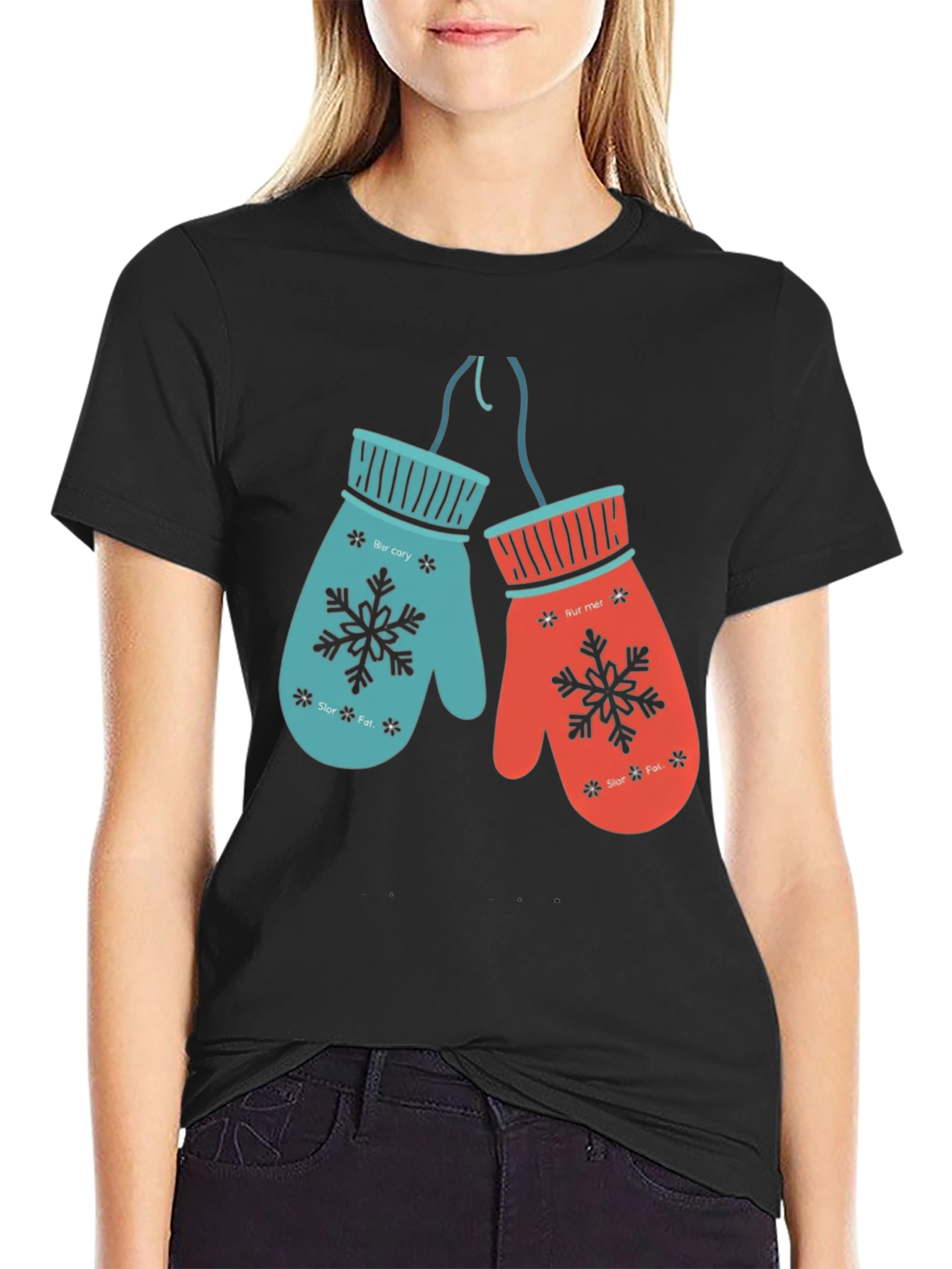 Winter Mittens Graphic T-Shirt
