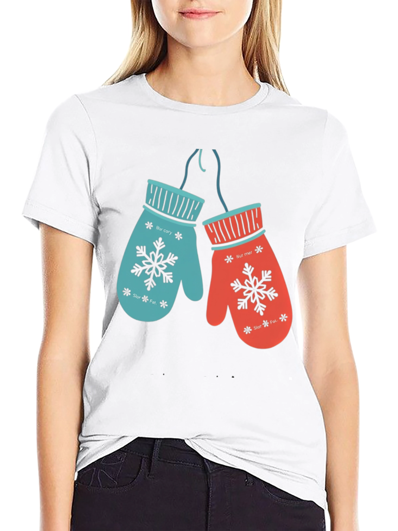 Winter Mittens Graphic T-Shirt