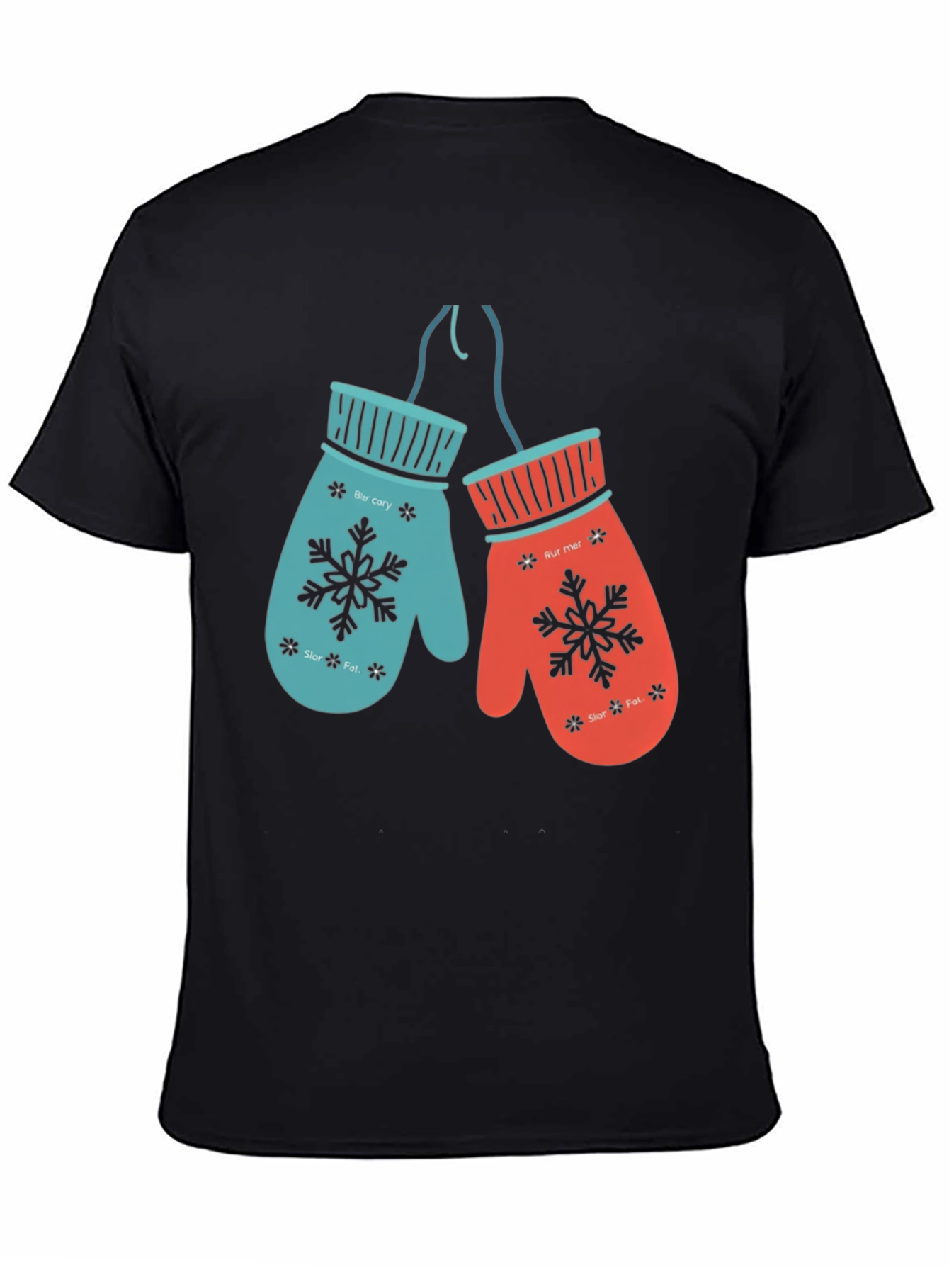 Winter Mittens Graphic T-Shirt