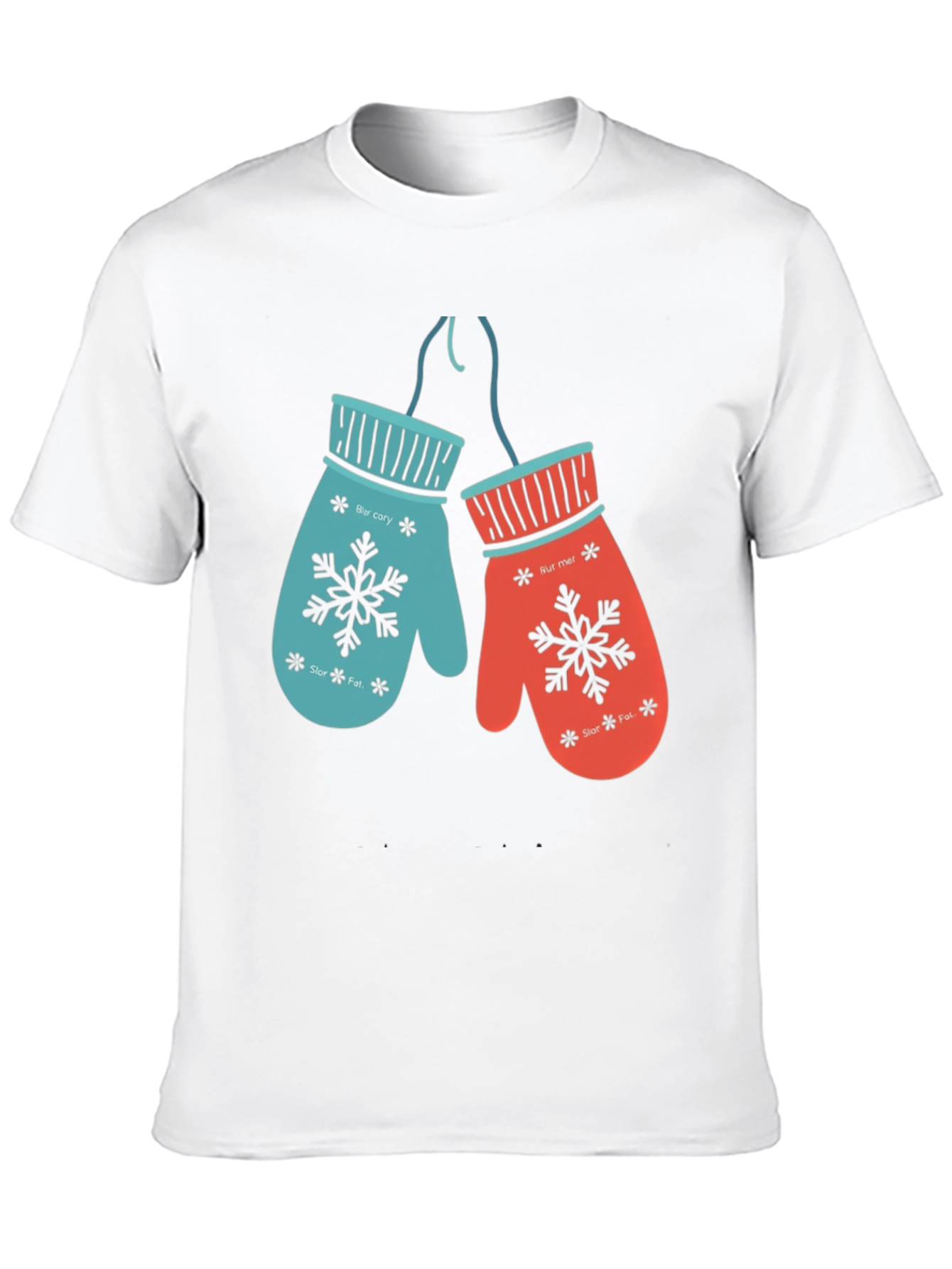 Winter Mittens Graphic T-Shirt