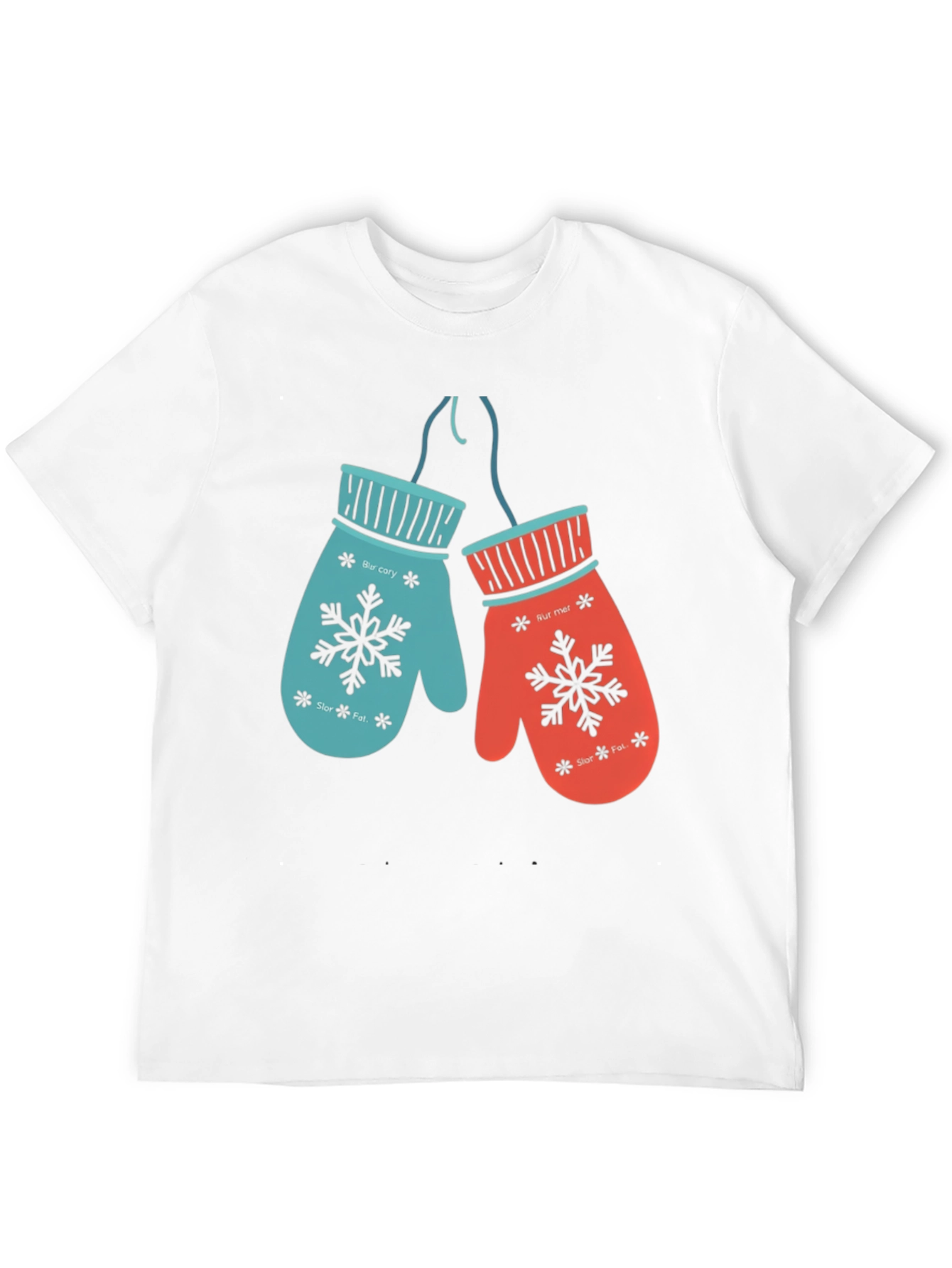 Winter Mittens Graphic T-Shirt