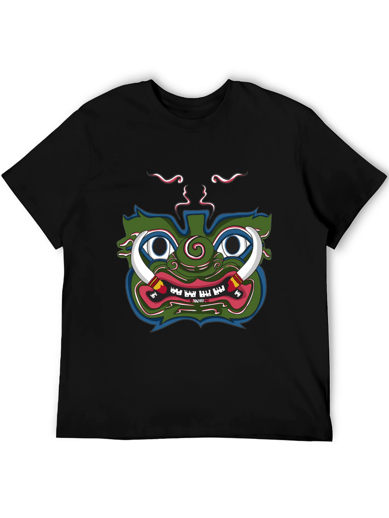 Green Demon Graphic Tee - Unique Design