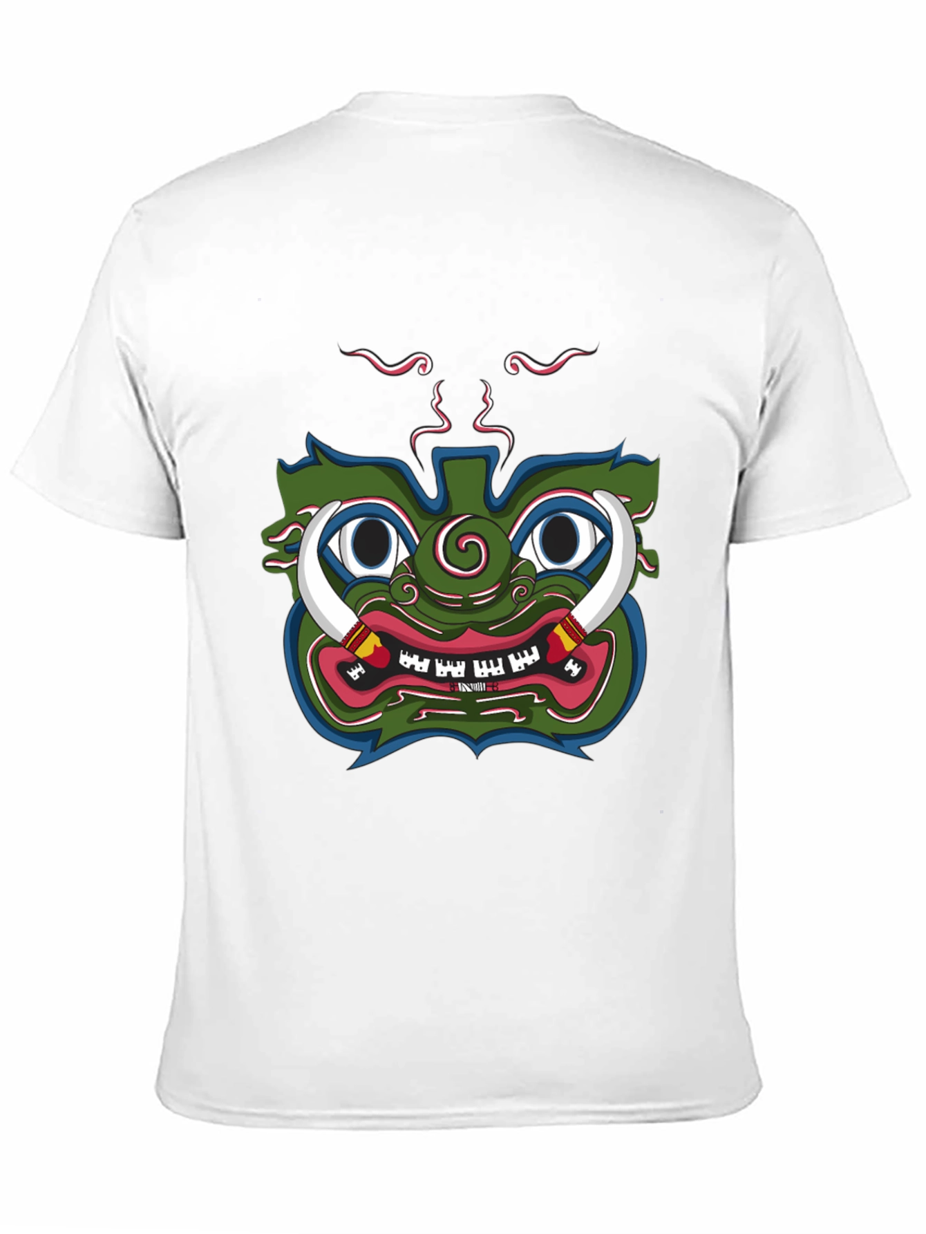 Green Demon Graphic Tee - Unique Design