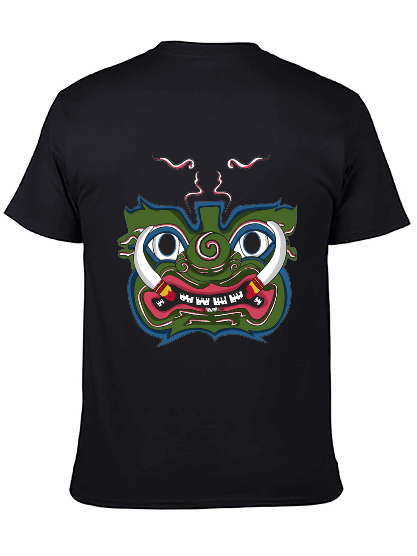 Green Demon Graphic Tee - Unique Design
