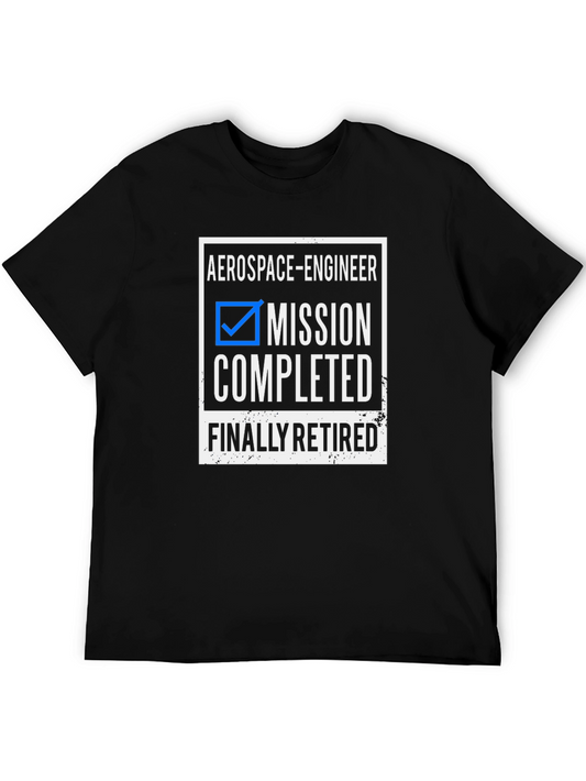 Aerospace Engineer Retirement T-Shirt - Mission Completed