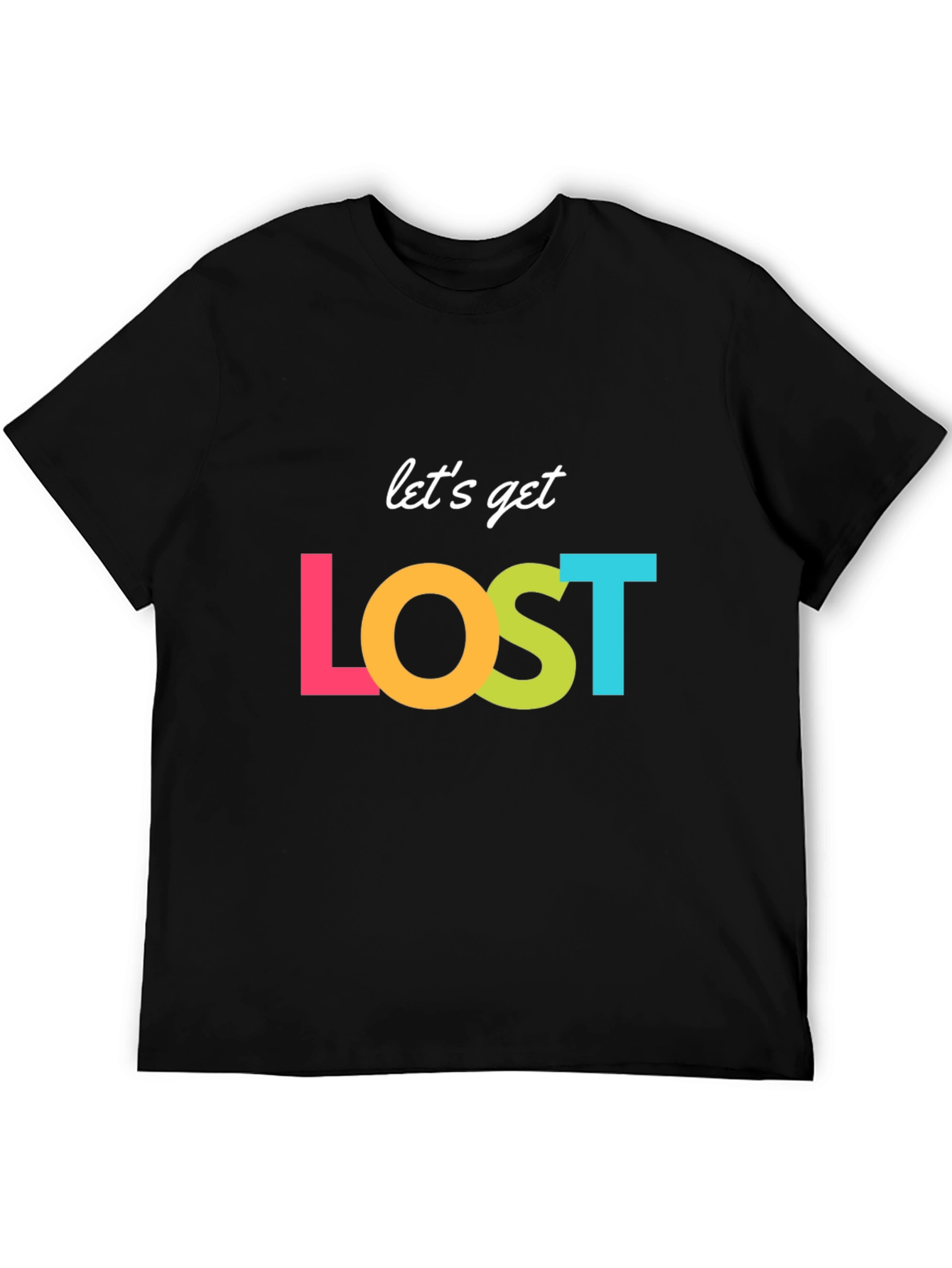 Lets Get Lost Graphic T-Shirt - Stylish Adventure Tee