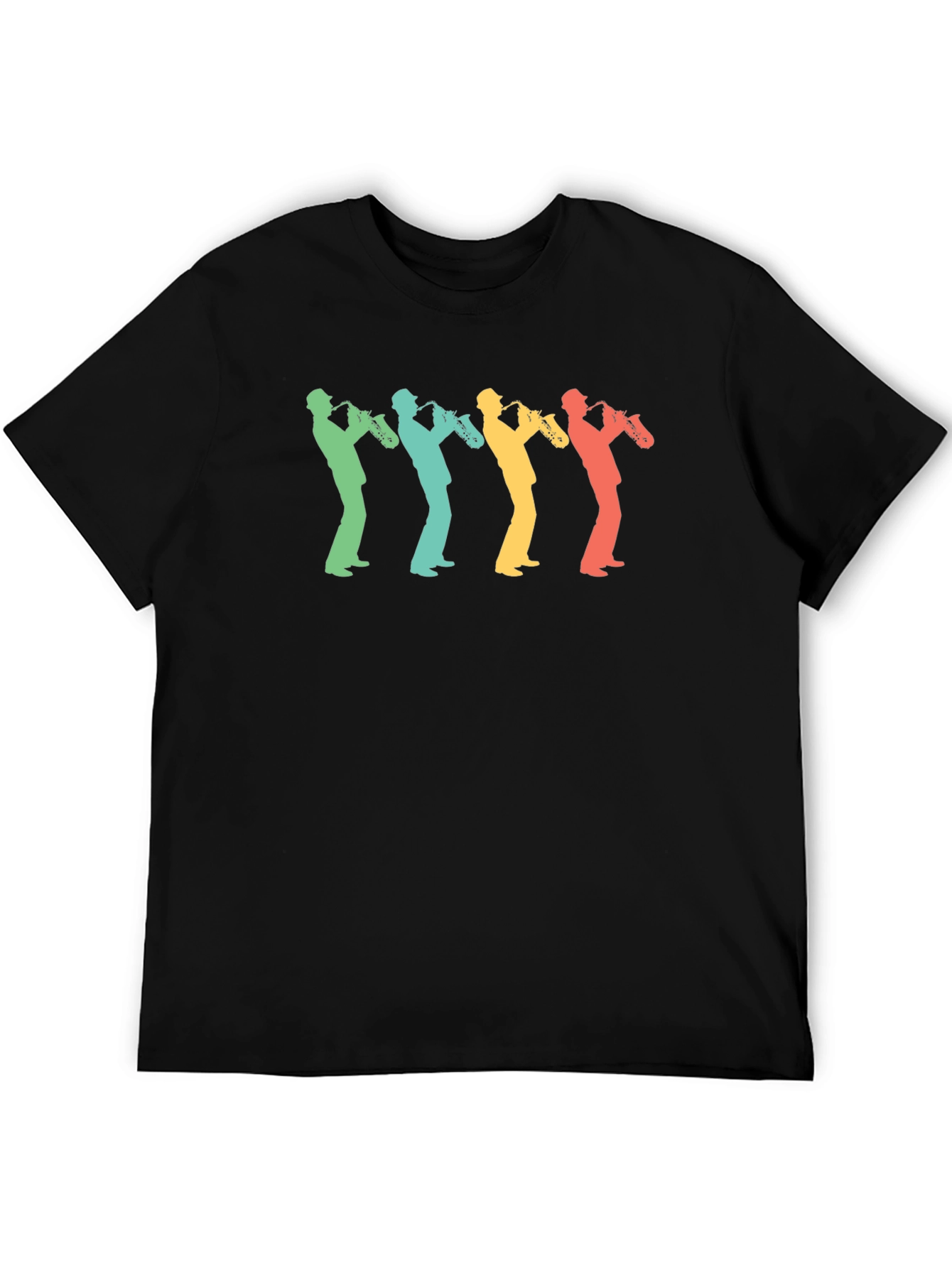 Saxophone Player Retro T-Shirt - Music Lover Tee