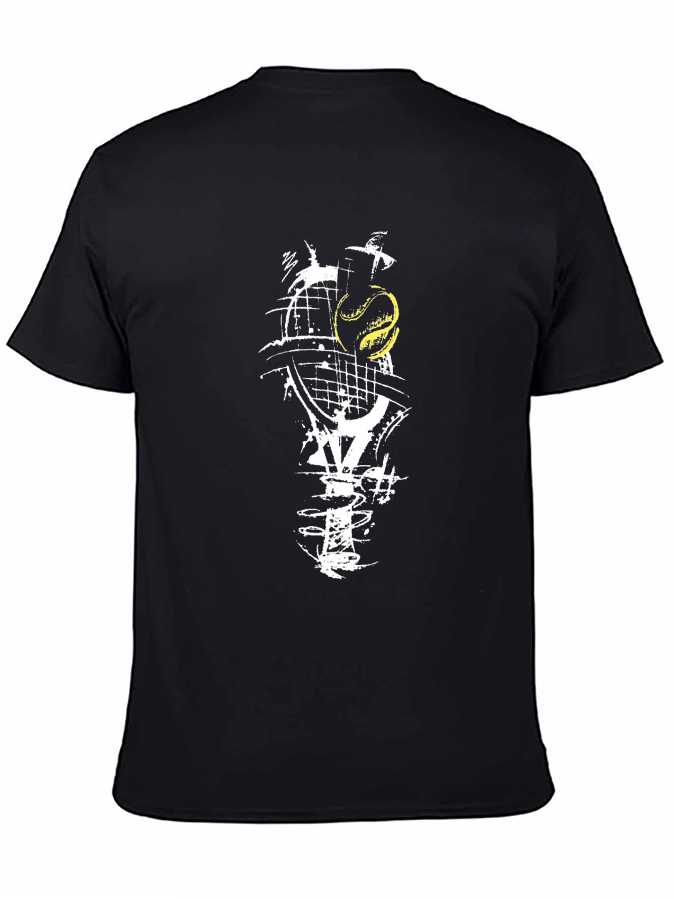Tennis Racket & Ball Graphic T-Shirt