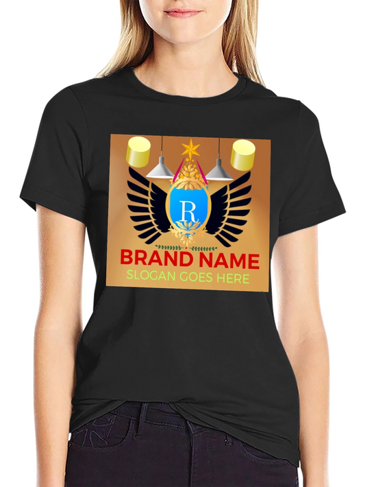 Graphic Print Black T-Shirt