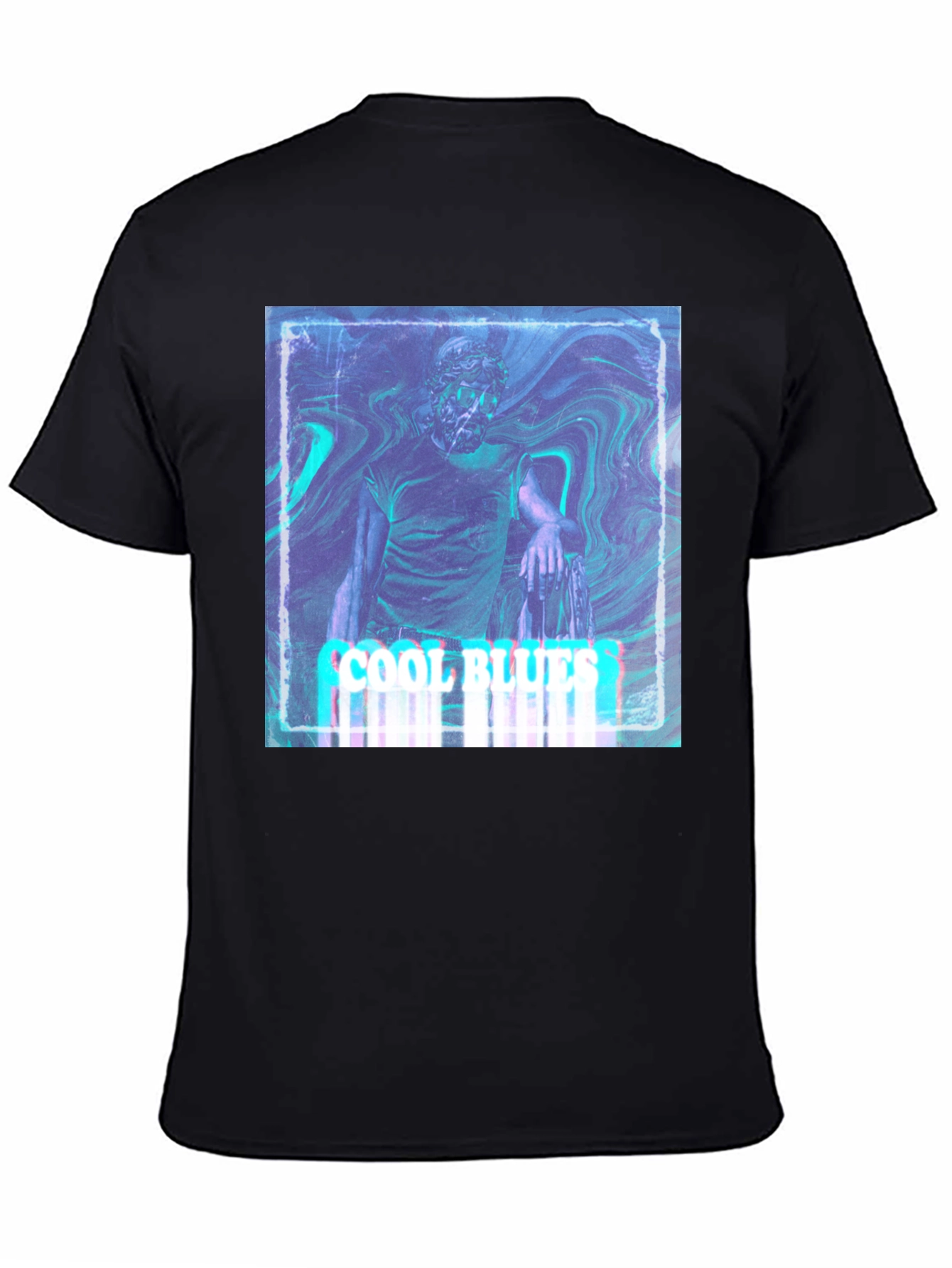 Cool Blues Graphic T-Shirt
