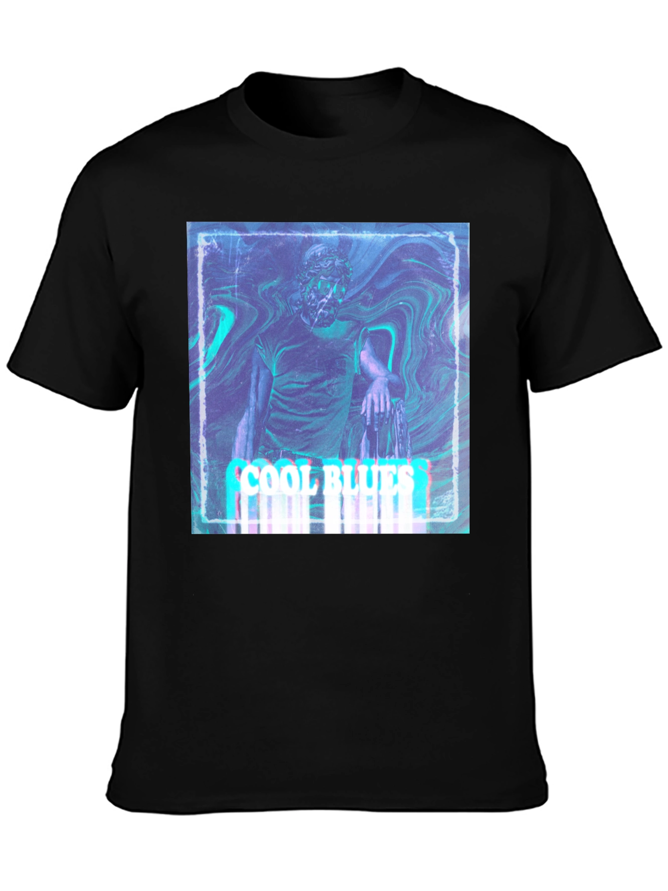 Cool Blues Graphic T-Shirt