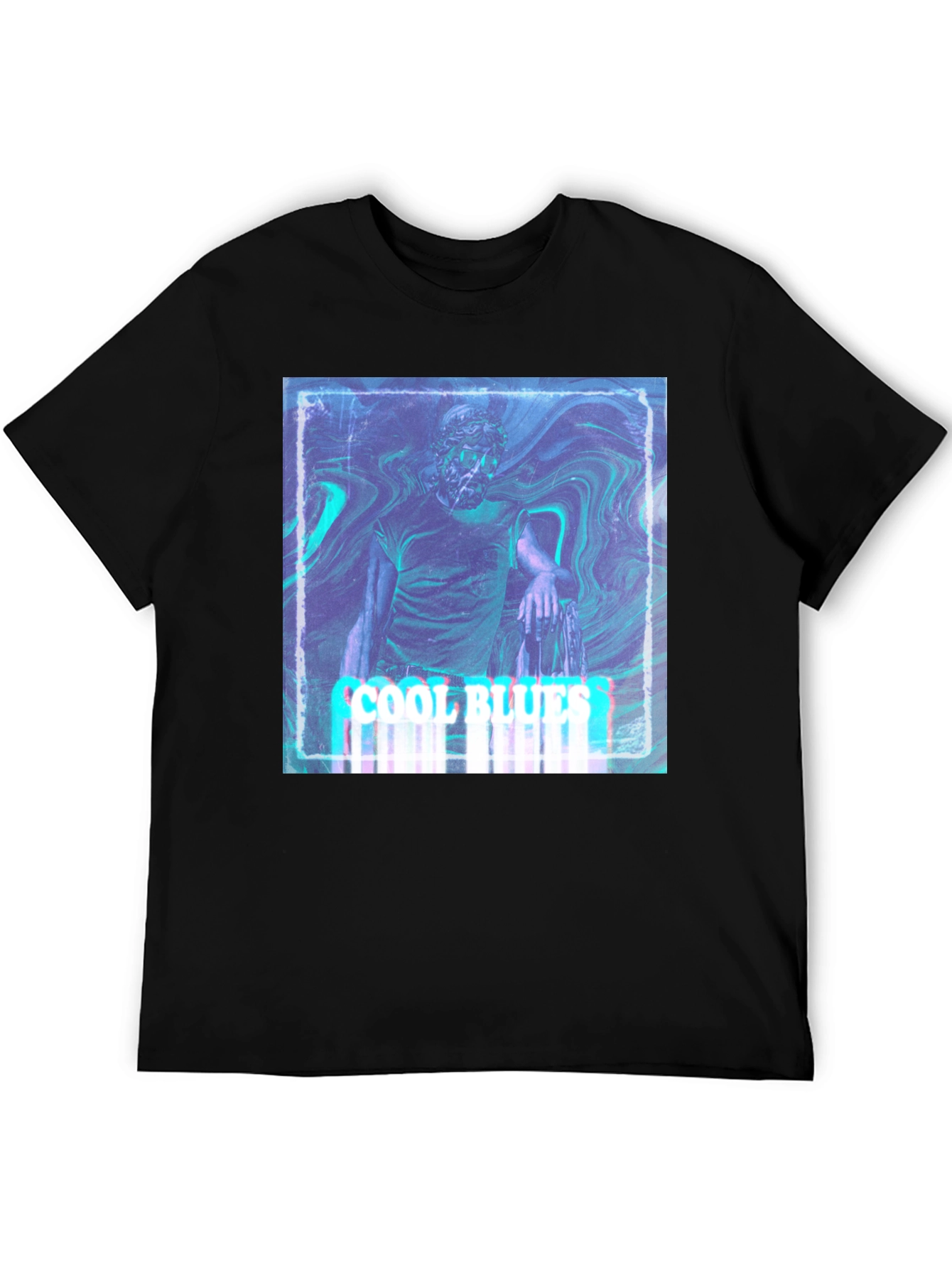 Cool Blues Graphic T-Shirt