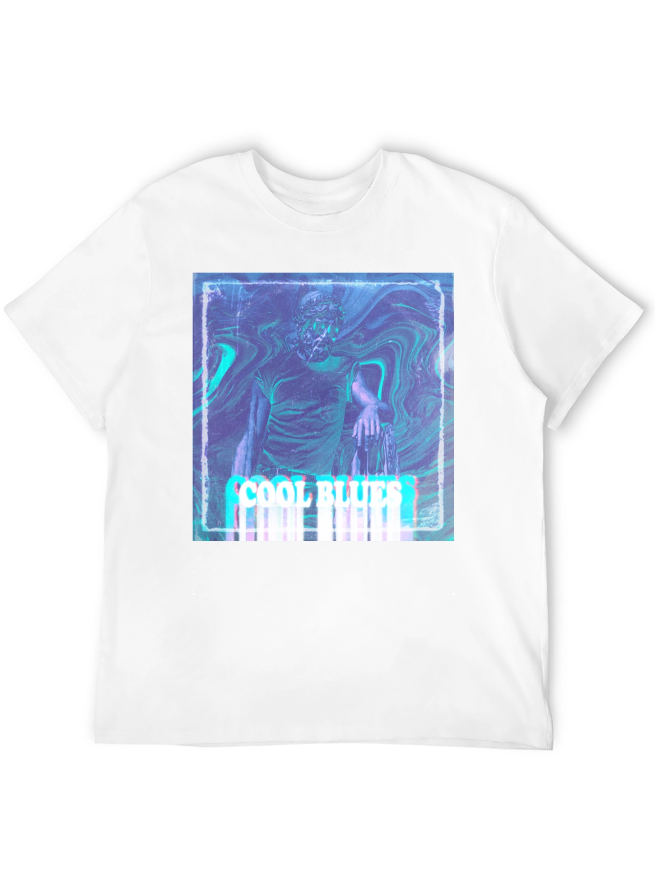 Cool Blues Graphic T-Shirt