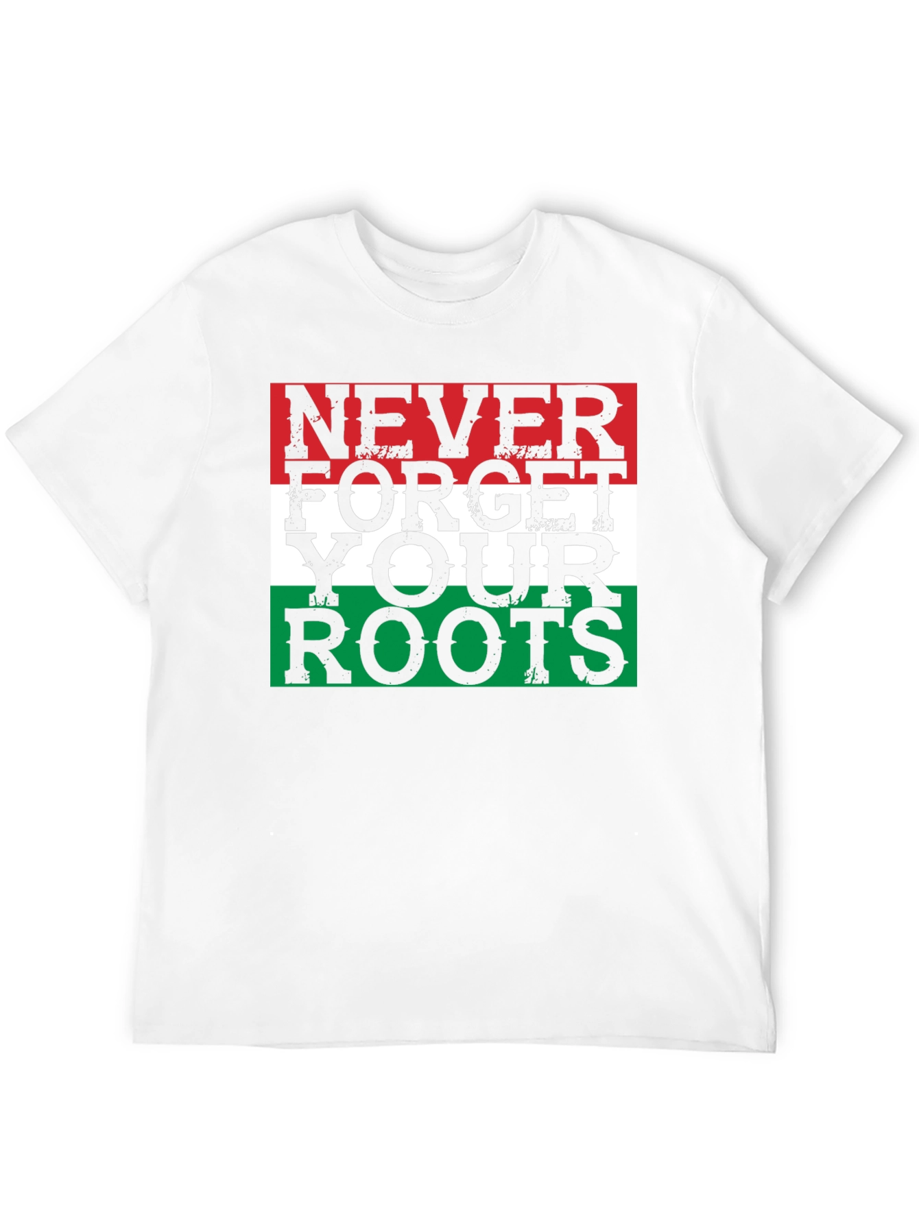Never Forget Your Roots T-Shirt - Patriotic Design