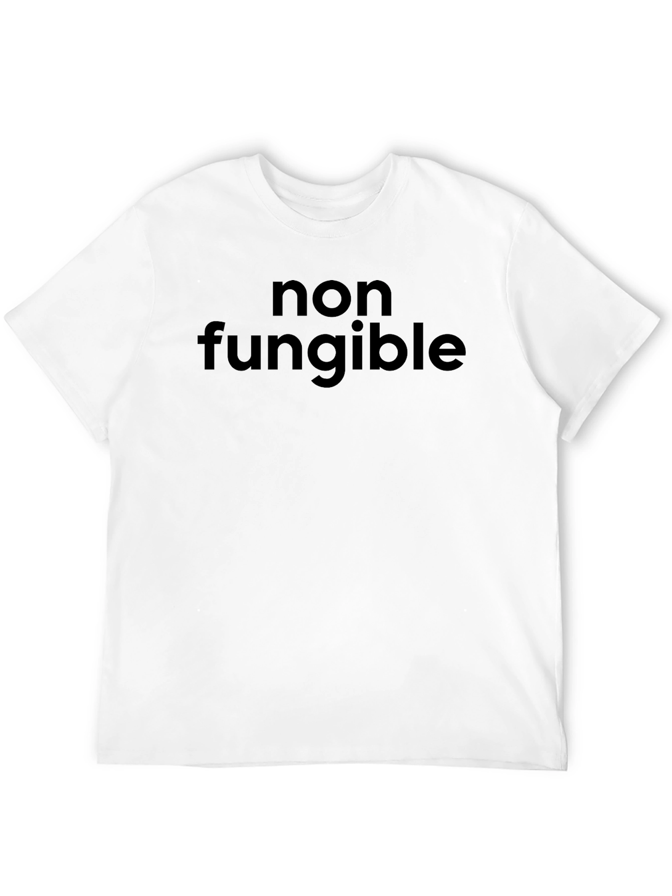 Non-Fungible Black T-Shirt - Modern Crypto Style