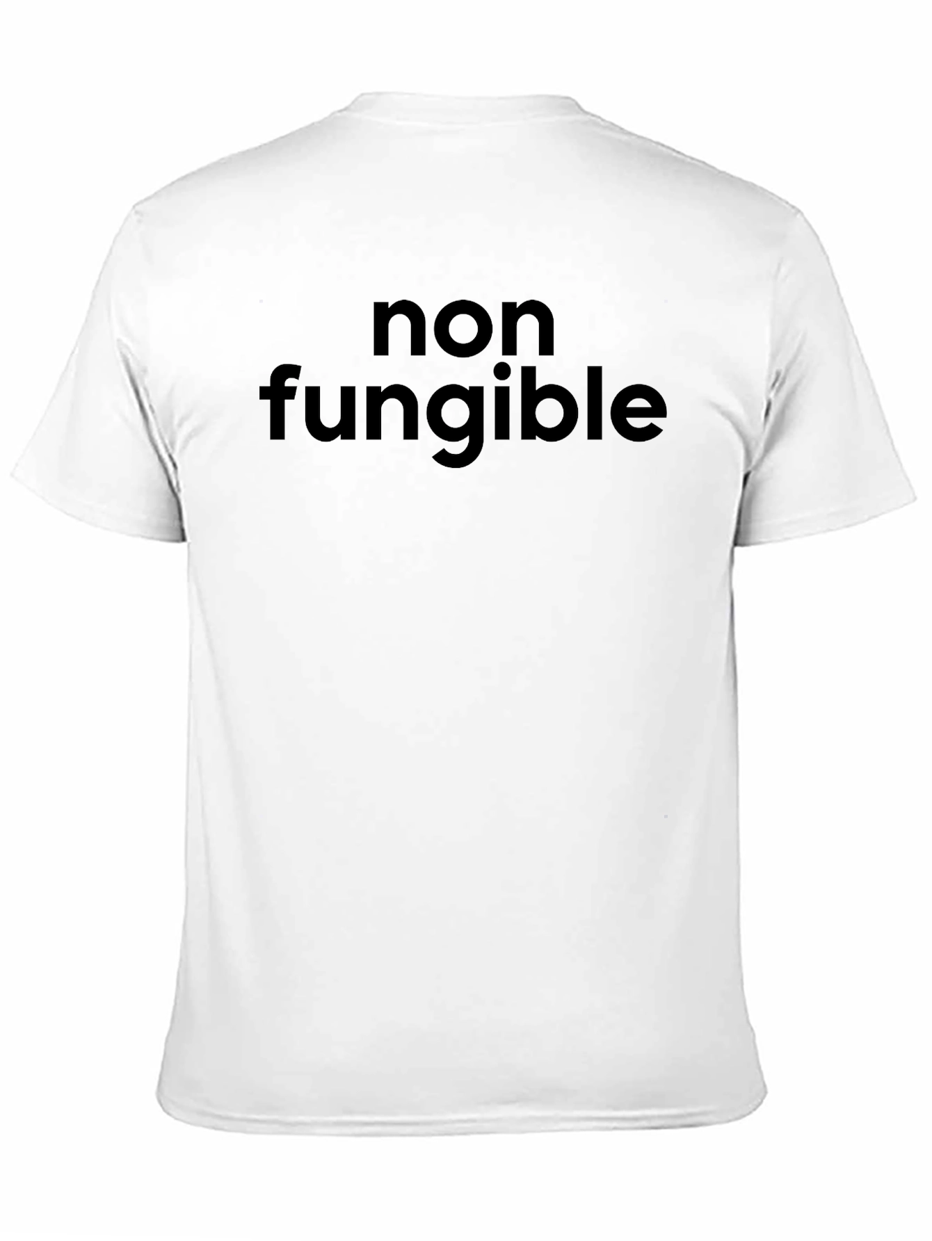 Non-Fungible Black T-Shirt - Modern Crypto Style