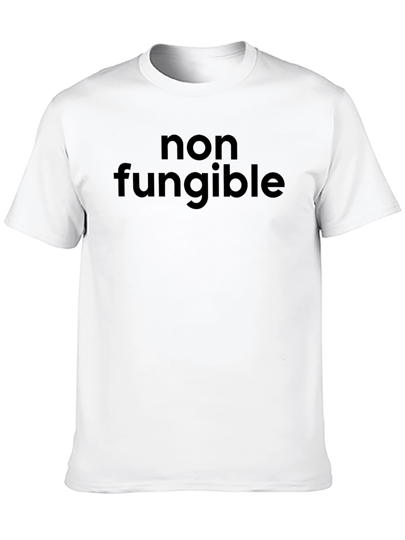 Non-Fungible Black T-Shirt - Modern Crypto Style
