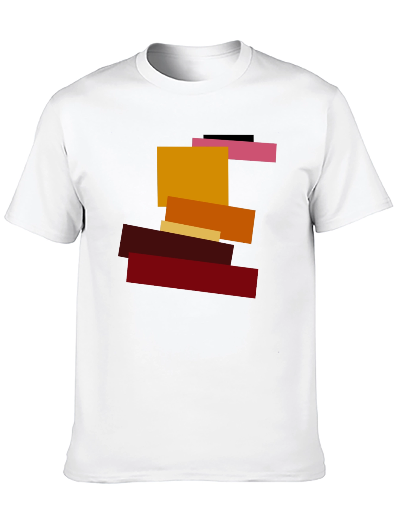 Abstract Block Tee - Modern Art T-Shirt