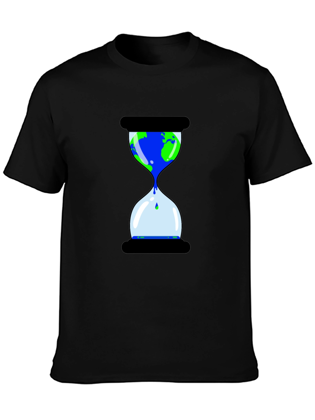 Earth Hourglass Graphic Tee - Save the Planet