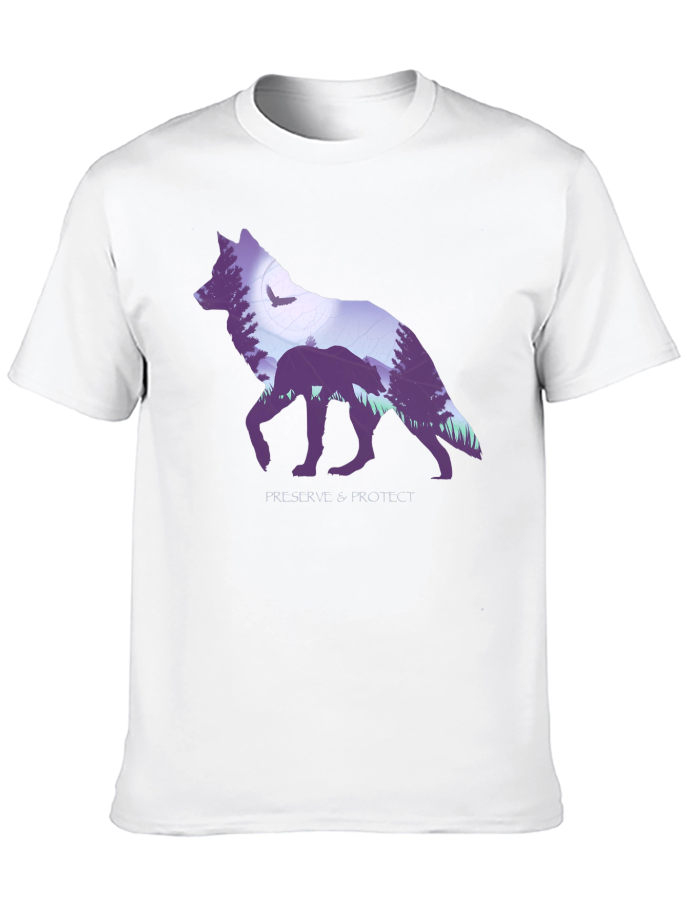 Wolf Graphic T-Shirt - Preserve & Protect
