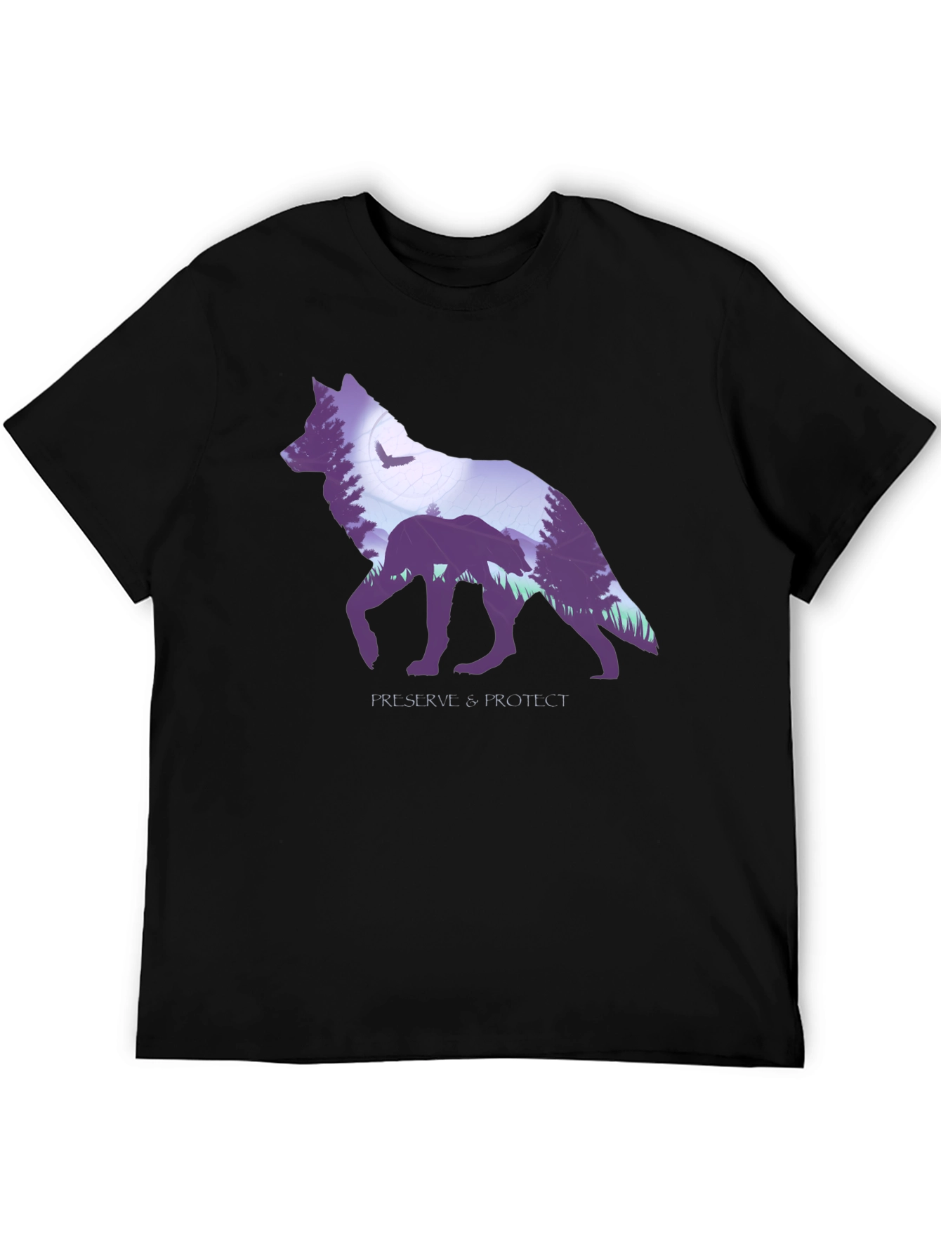 Wolf Graphic T-Shirt - Preserve & Protect