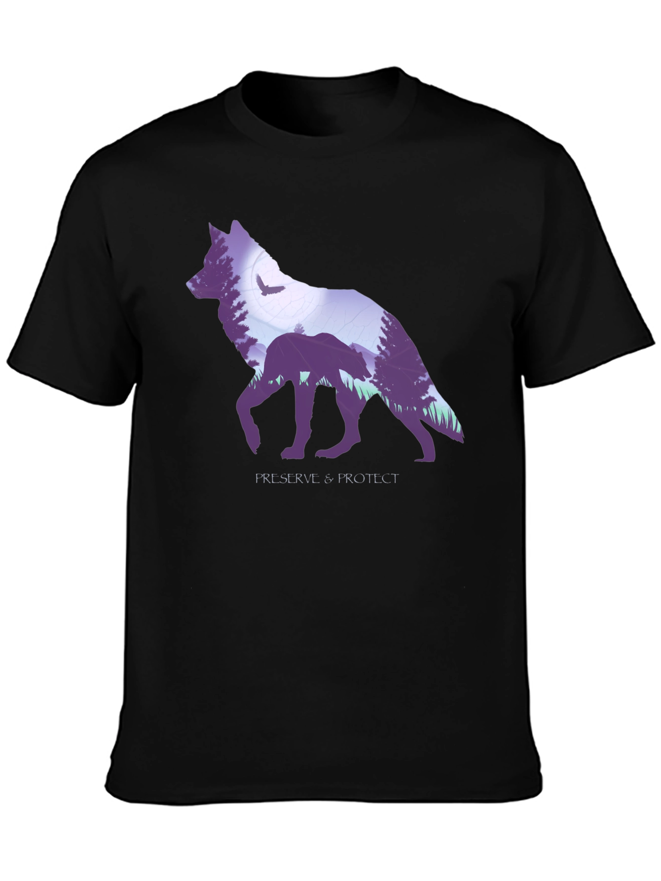 Wolf Graphic T-Shirt - Preserve & Protect