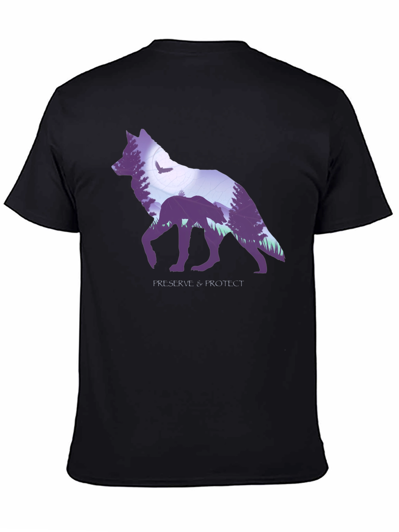 Wolf Graphic T-Shirt - Preserve & Protect