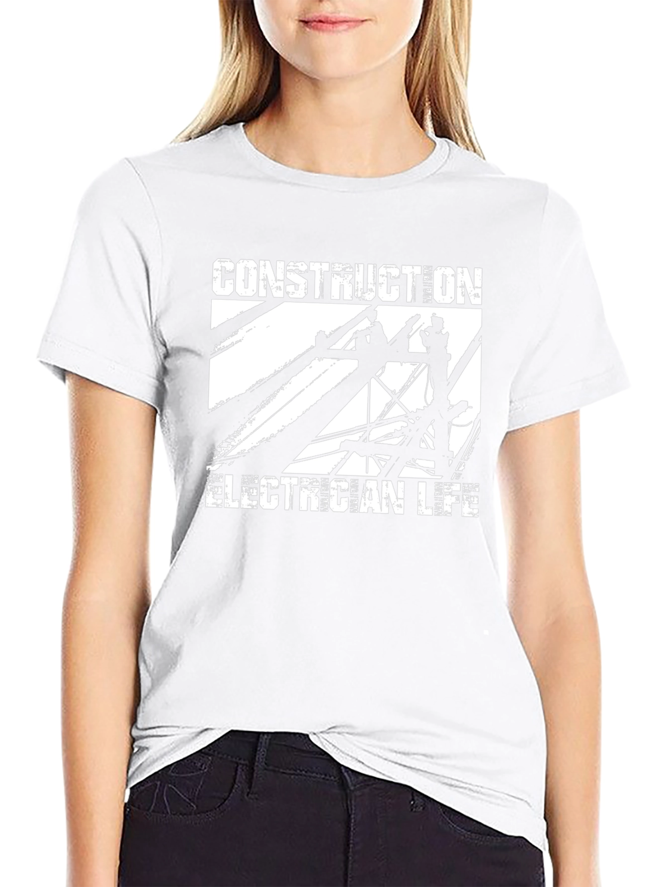 Construction Electrician Life Graphic T-Shirt
