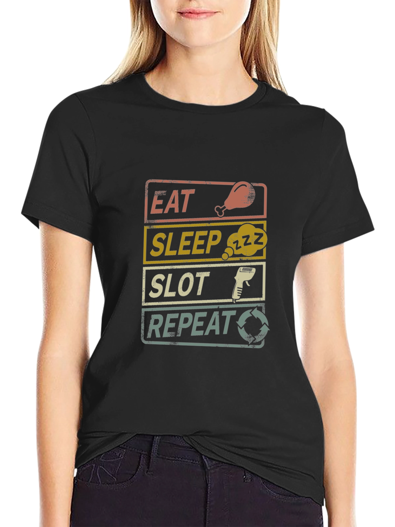 Eat Sleep Slot Repeat T-Shirt