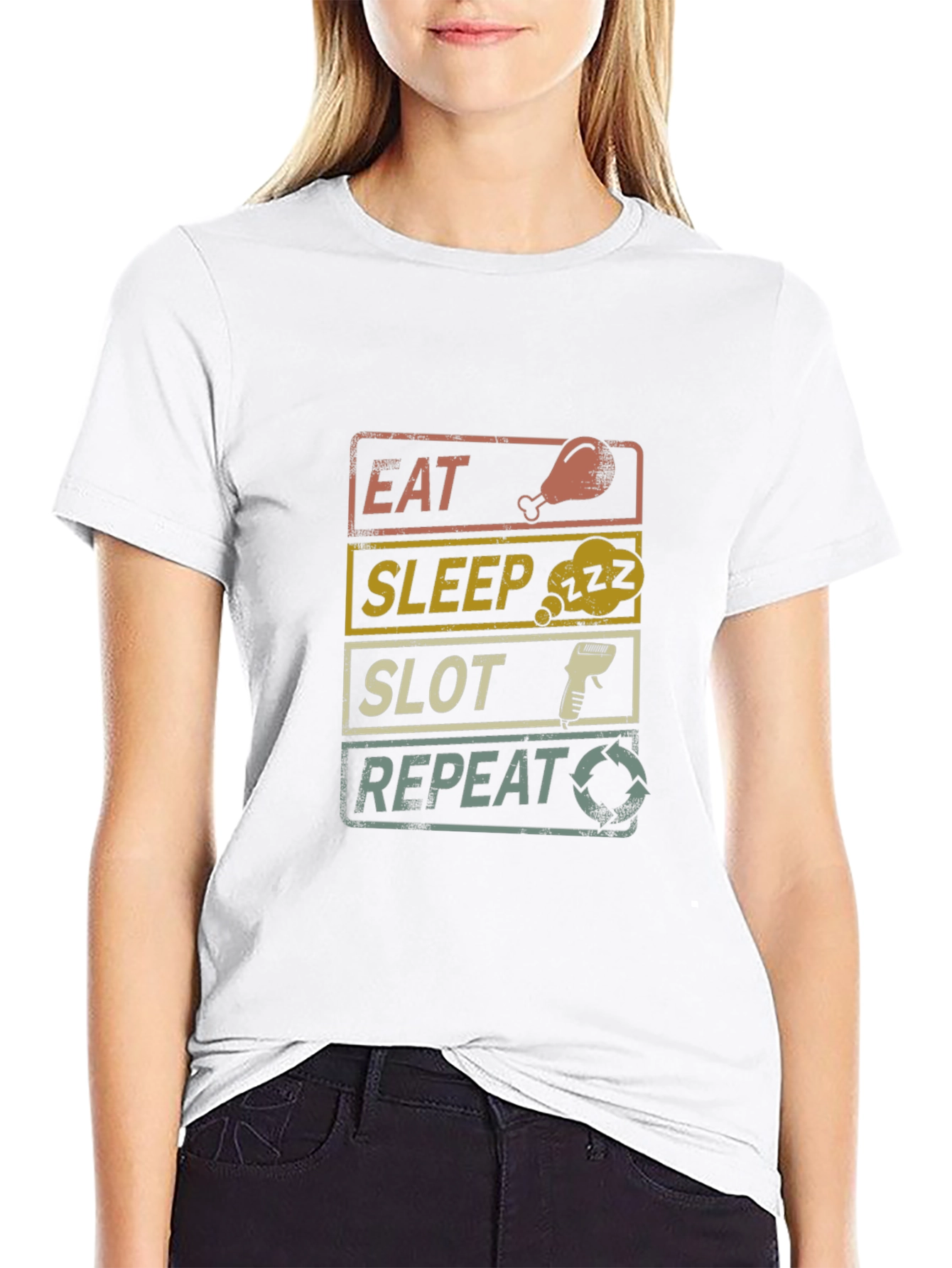 Eat Sleep Slot Repeat T-Shirt